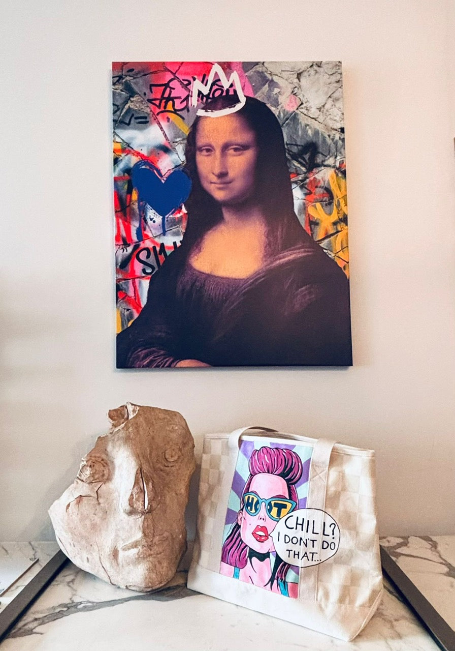 K Hand Painted Vans Tote Bag II - Hand painted - Limited Edition