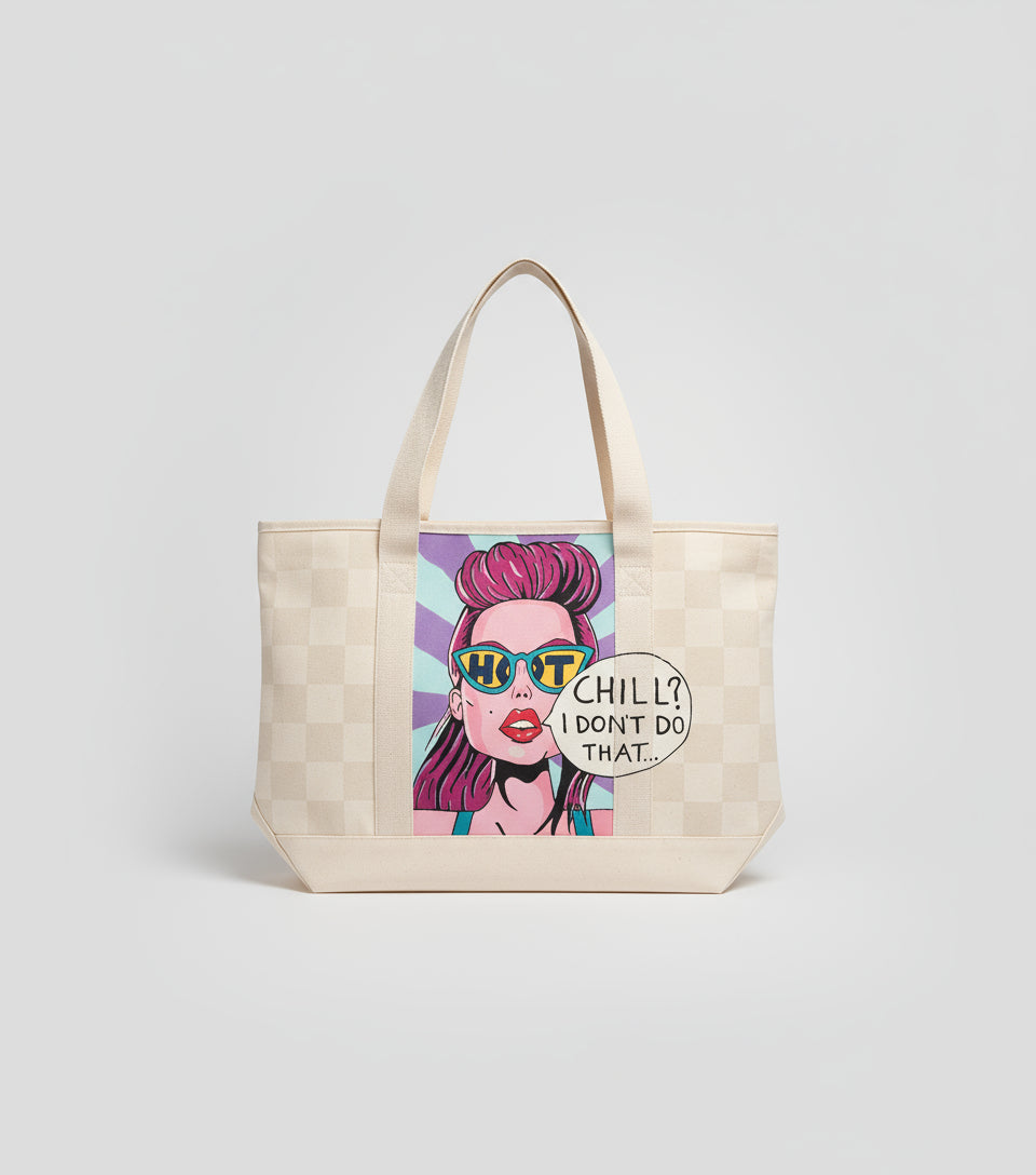 K Hand Painted Vans Tote Bag II - Hand painted - Limited Edition