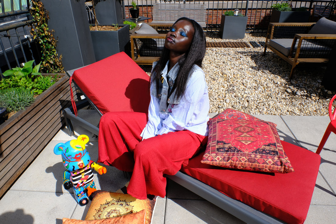 “Rebel Heart” Upcycled Denim Jacket