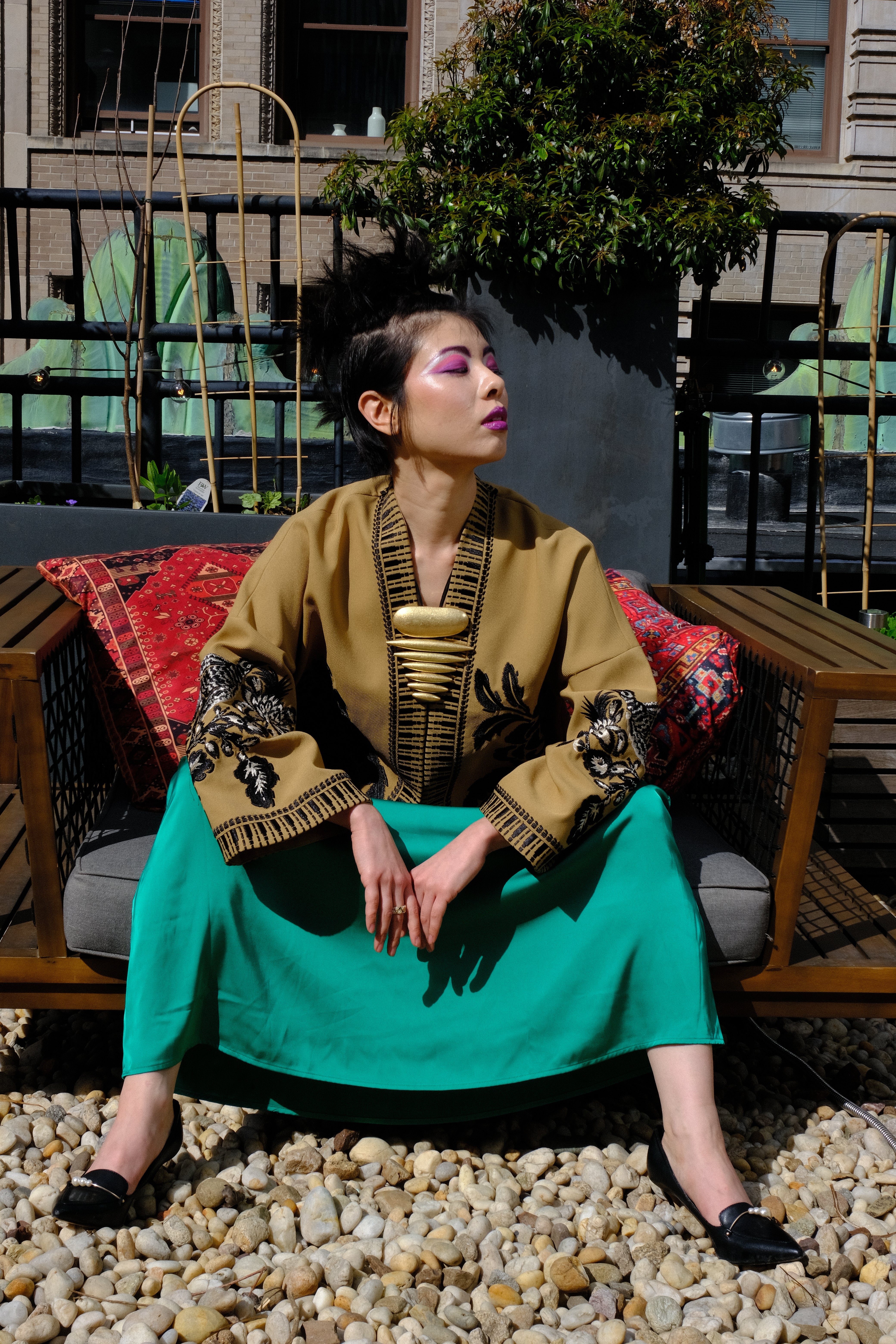 “Desert Bloom” Kimono Jacket - One Size & Handmade - Premium Collection