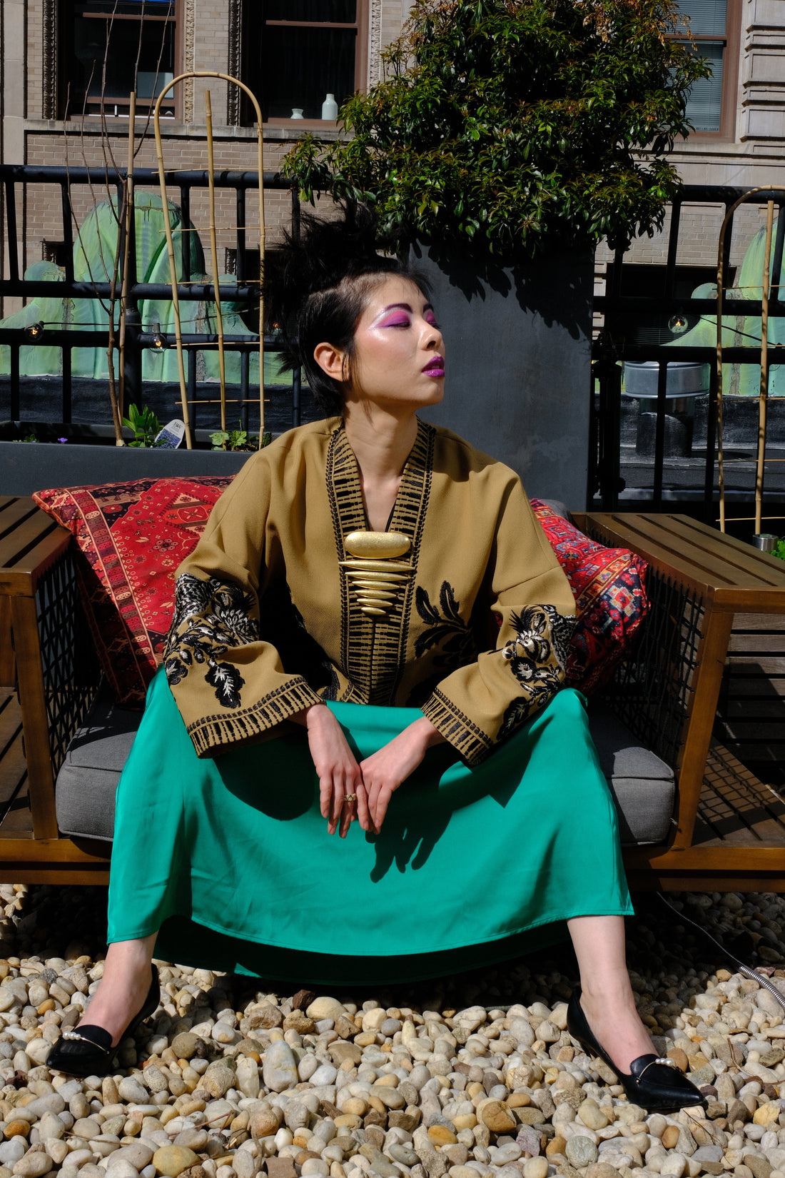 “Desert Bloom” Kimono Jacket - One Size & Handmade - Premium Collection