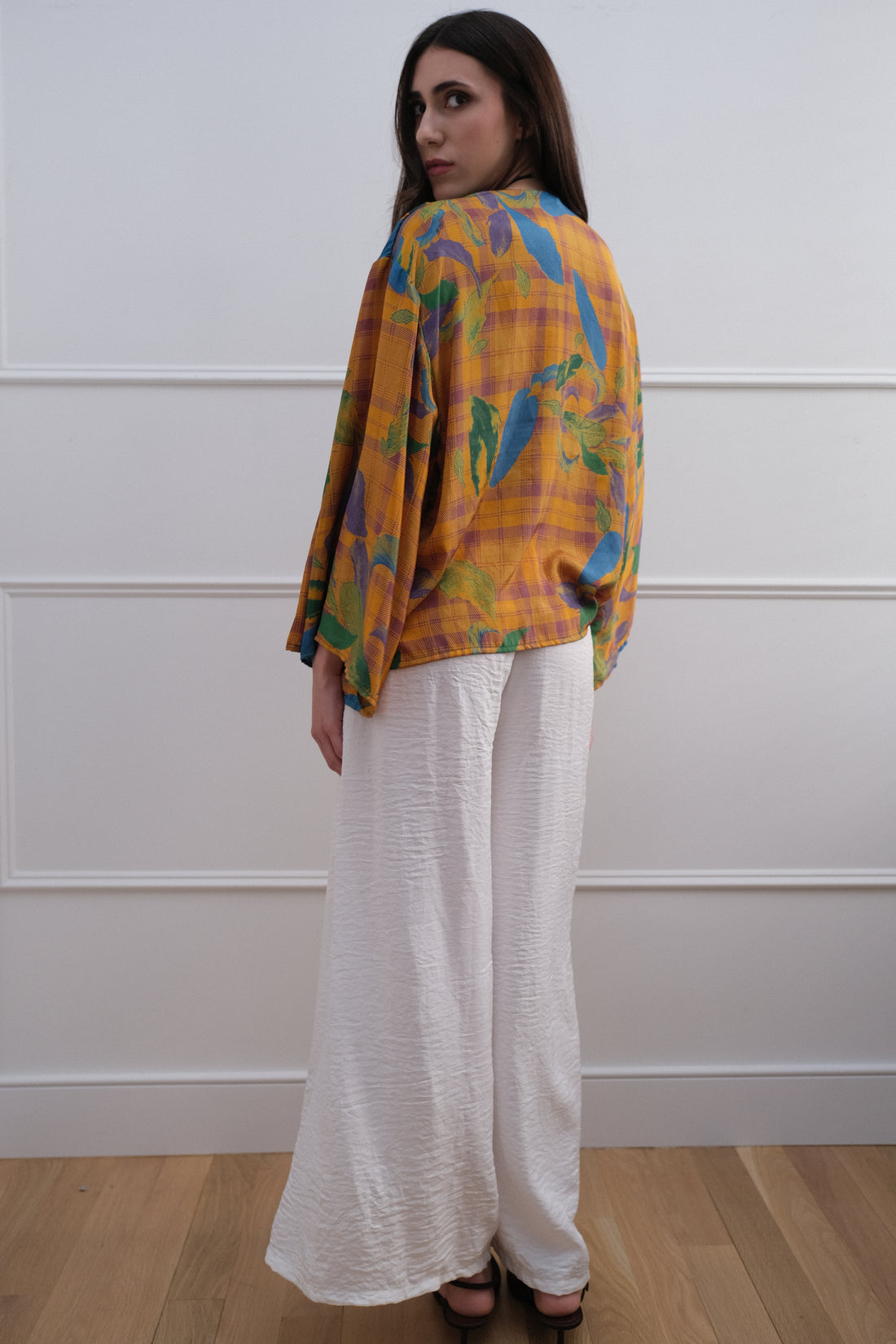 Kimono Jacket in Golden Jungle
