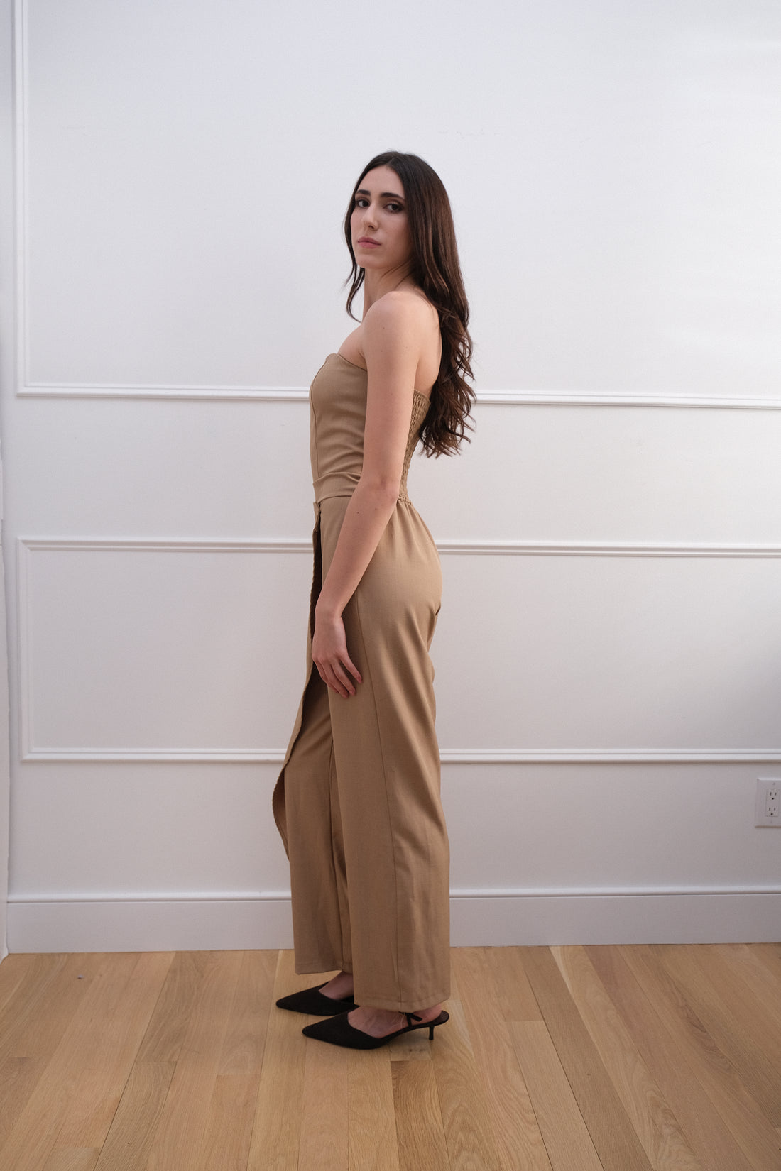 Elegant Asymmetric Bandeau Jumpsuit