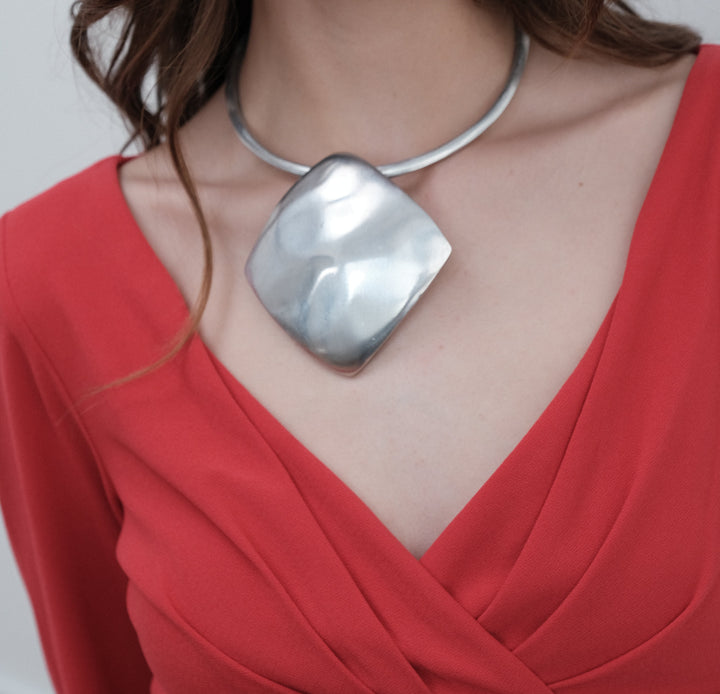 “Elemental Curve” Necklace