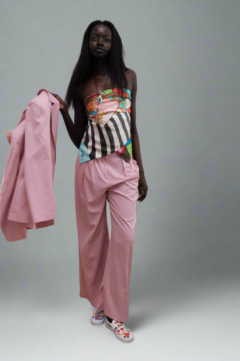 Rose Pinstripe Power Set