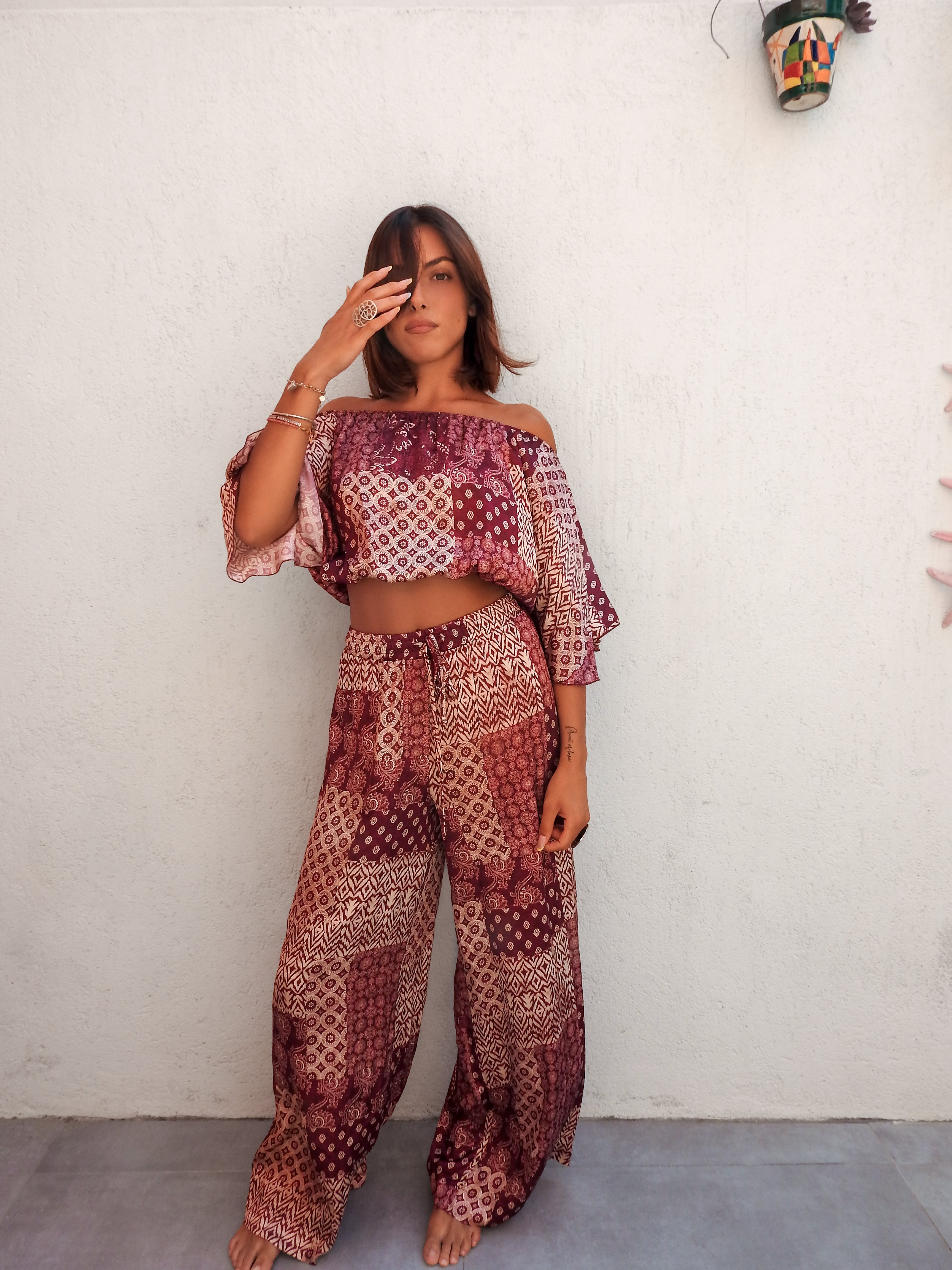 Effortless bohemian 2-piece set