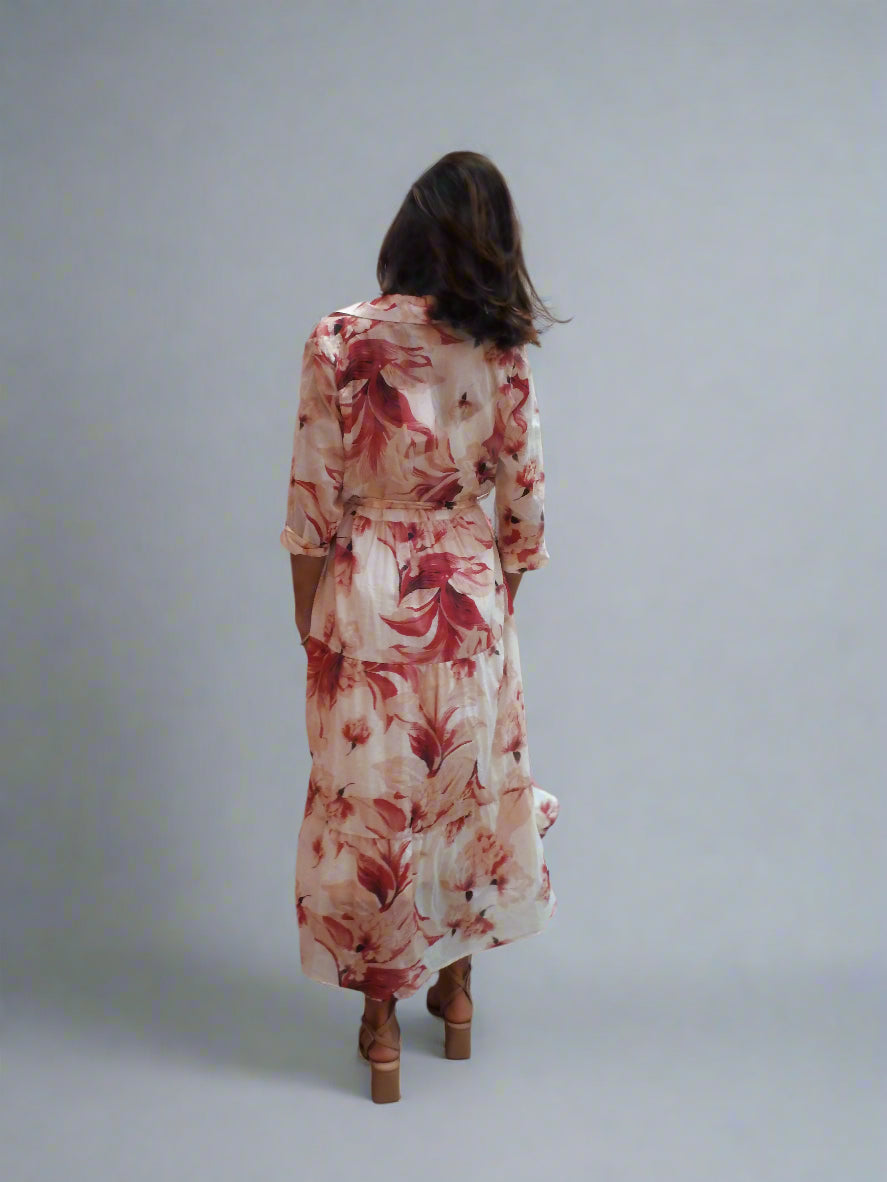 Floral Fun Midi Dress - Perfect for Summer Time