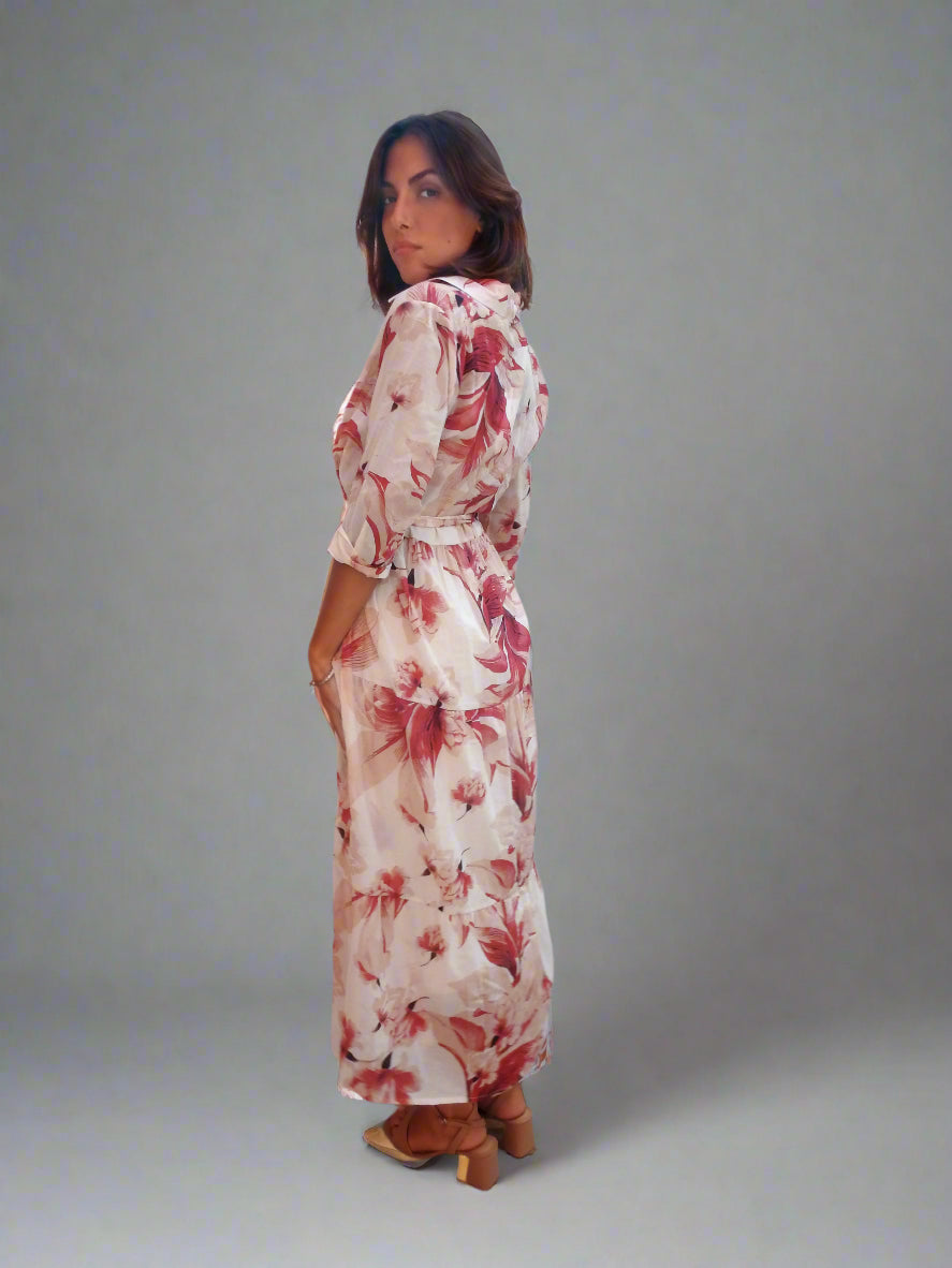 Floral Fun Midi Dress - Perfect for Summer Time