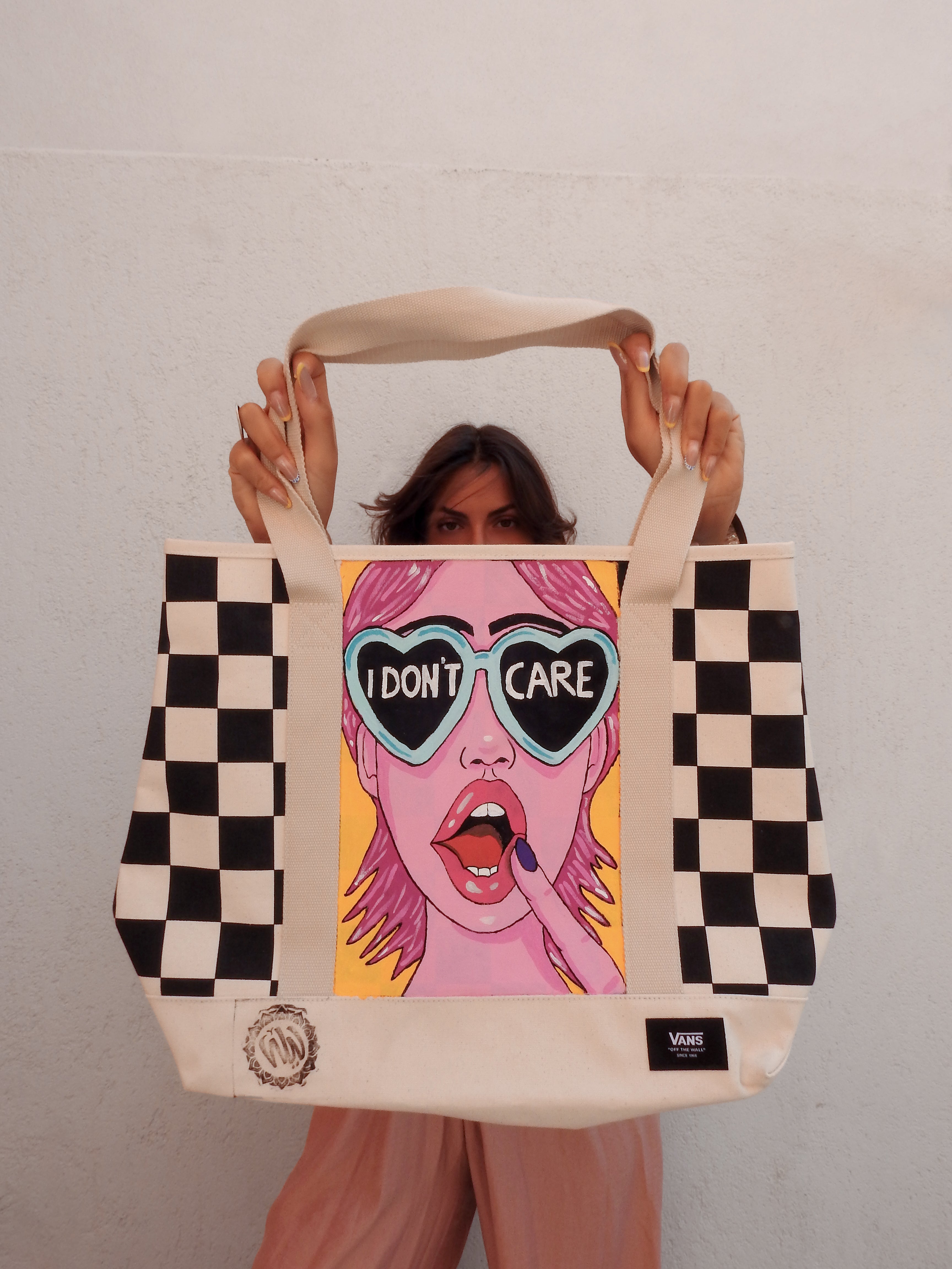 X Hand Painted Vans Tote Bag II