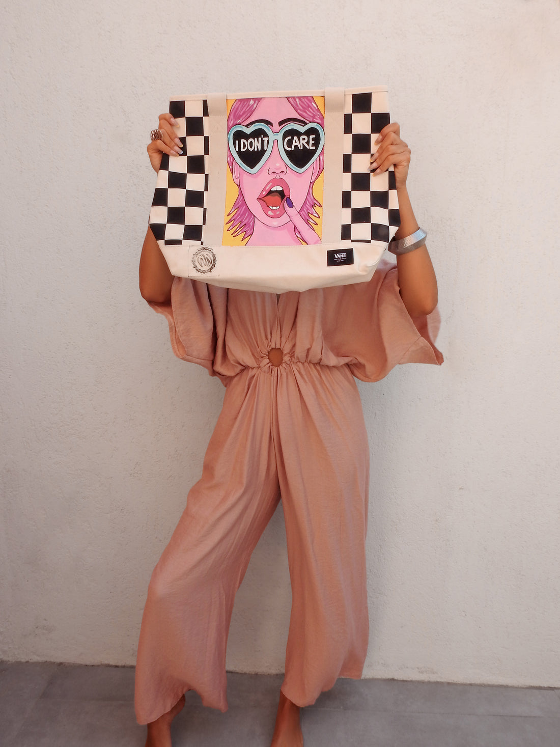 X Hand Painted Vans Tote Bag II