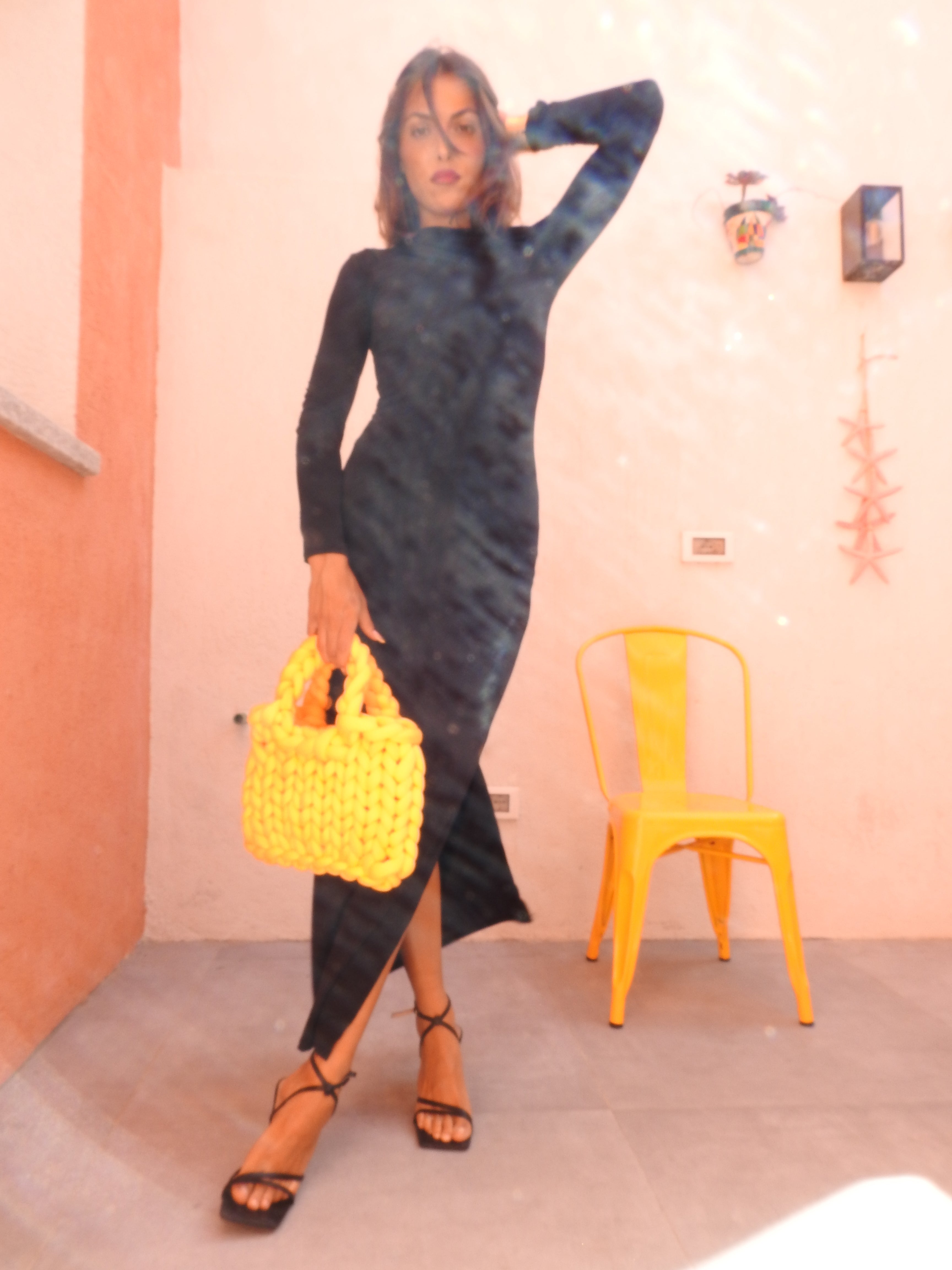 Long black dress