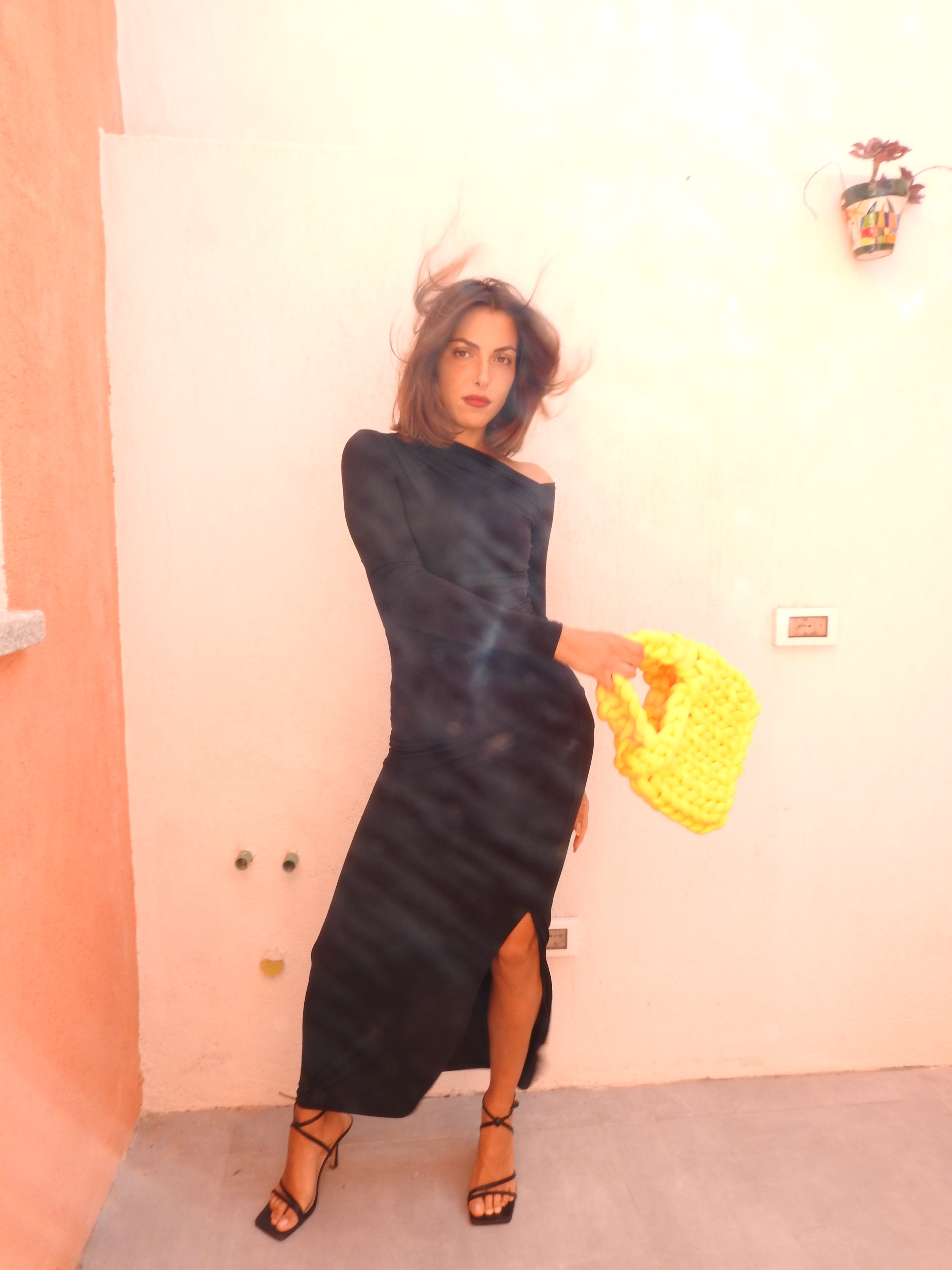 Long black dress