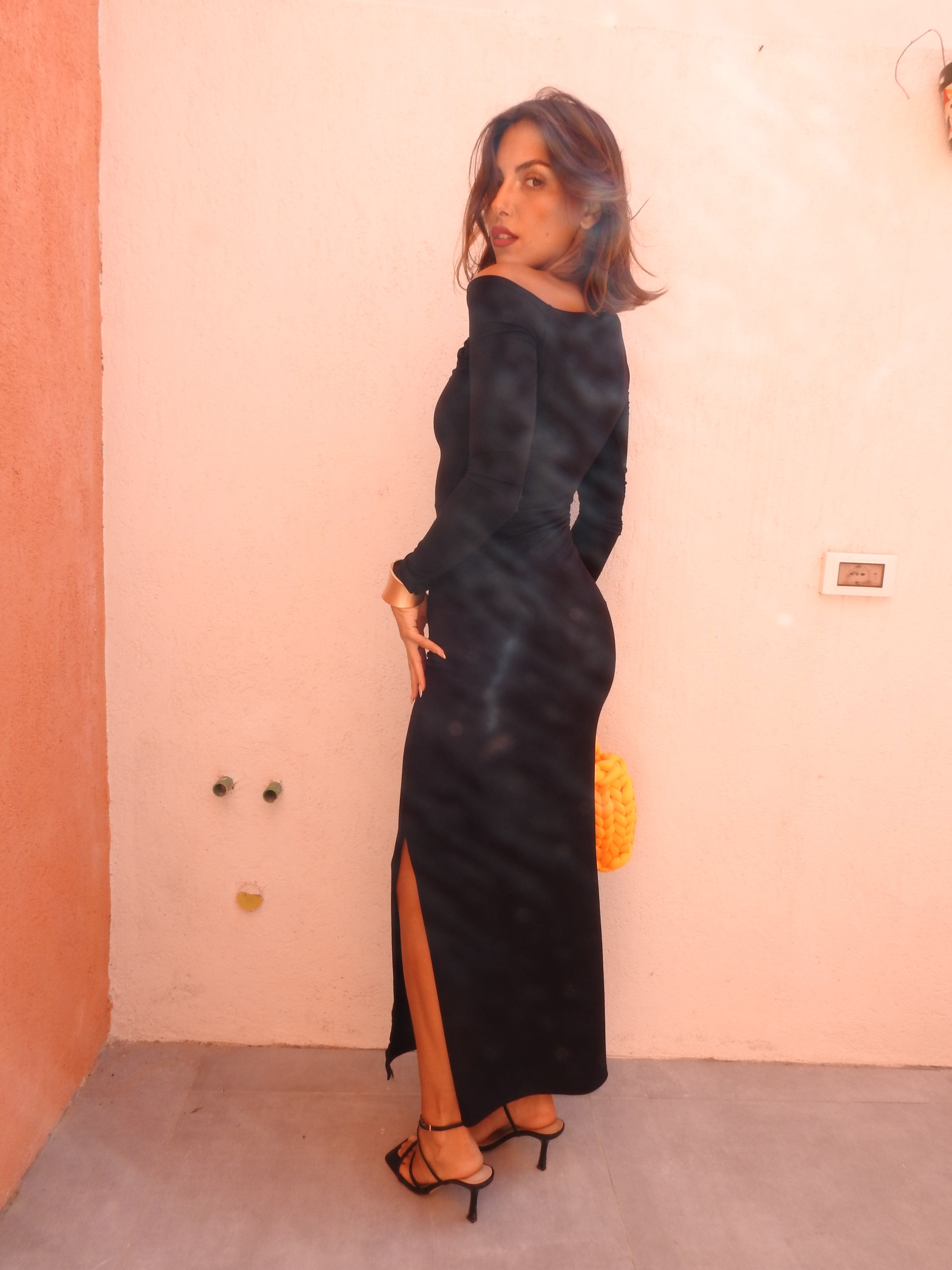 Long black dress