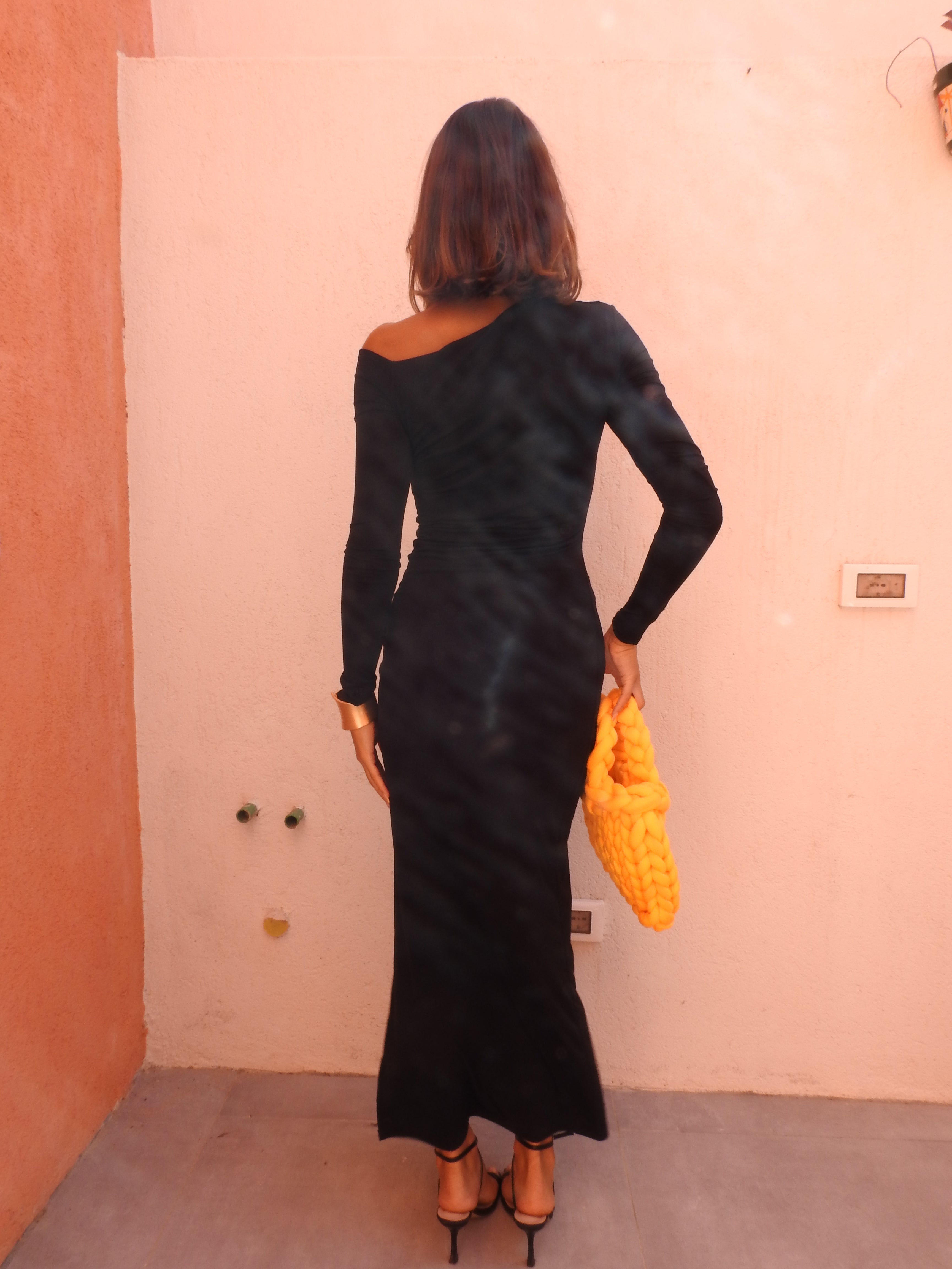 Long black dress