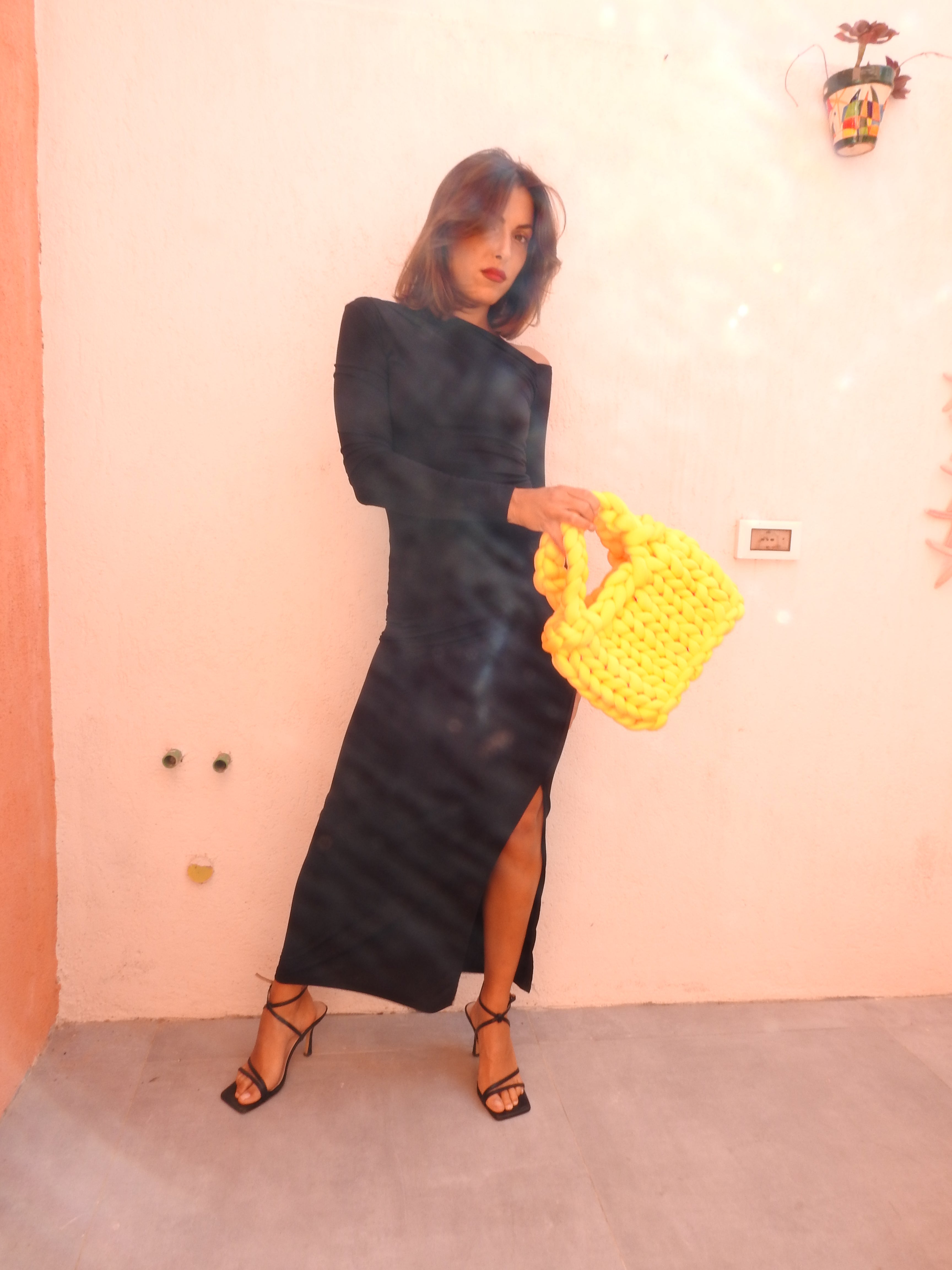 Long black dress