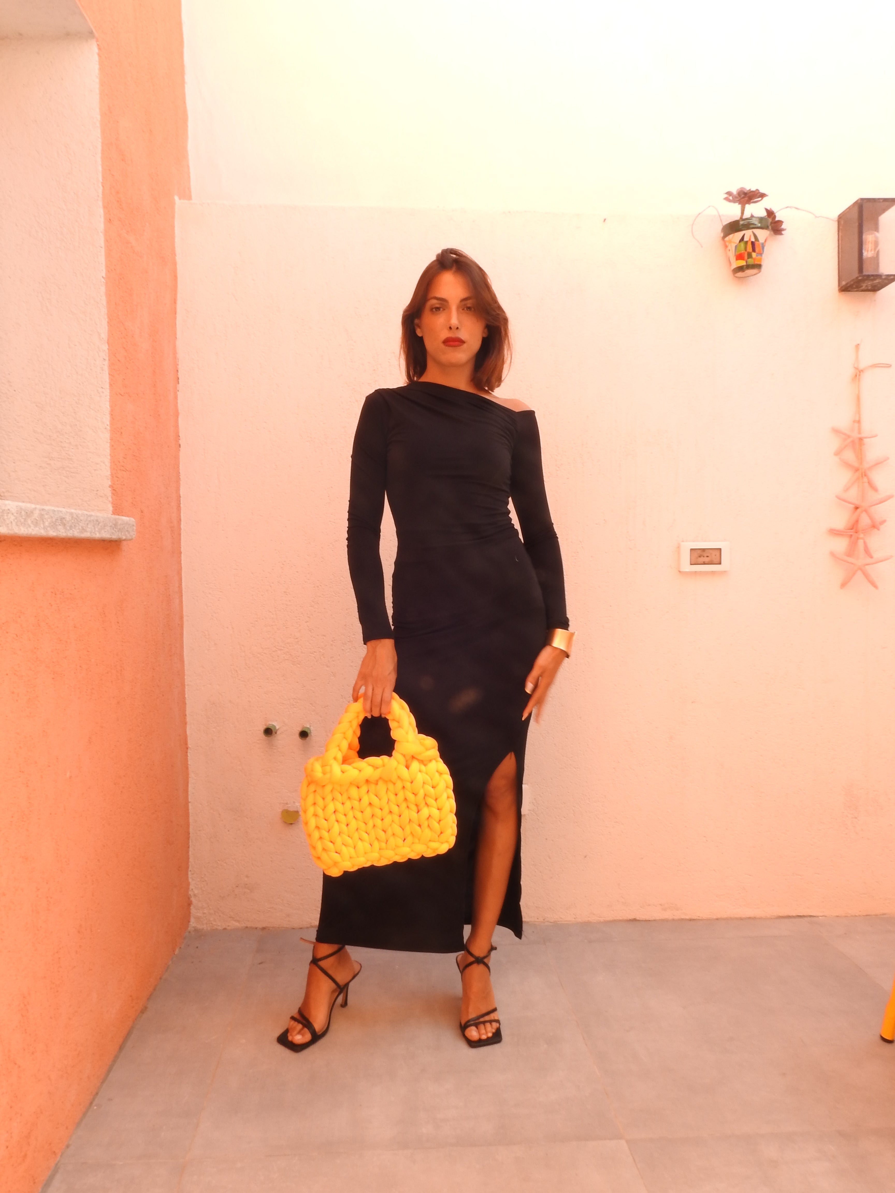 Long black dress