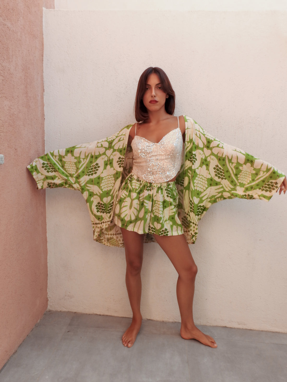 Tropical Print 2 Piece Set