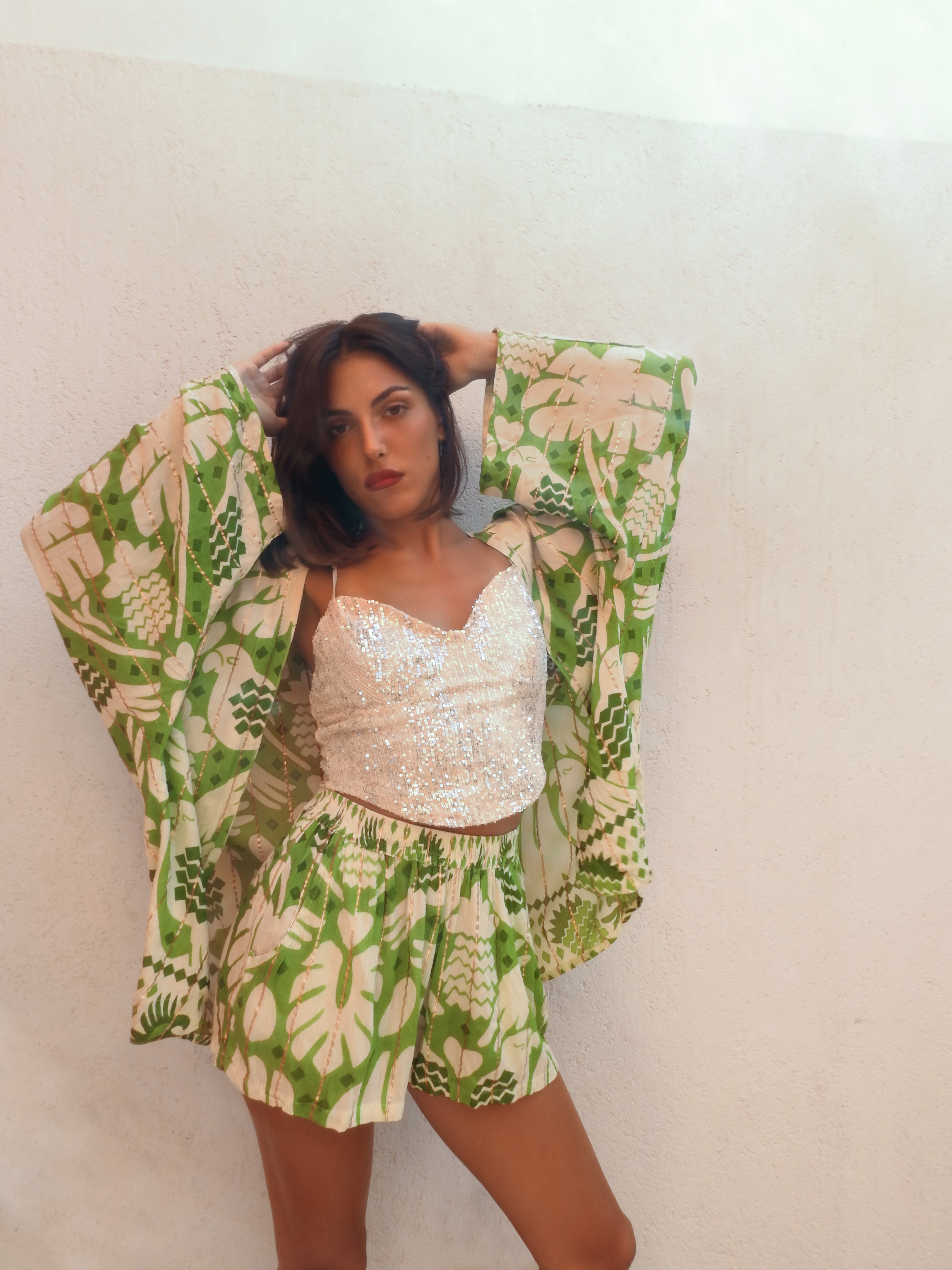 Tropical Print 2 Piece Set