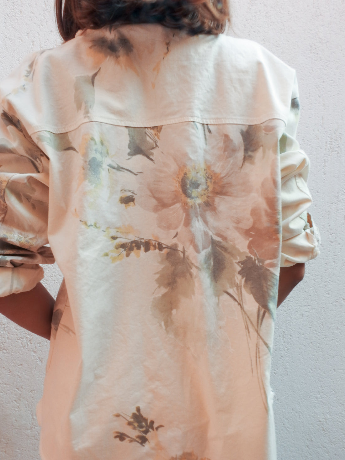 Delicate floral print set