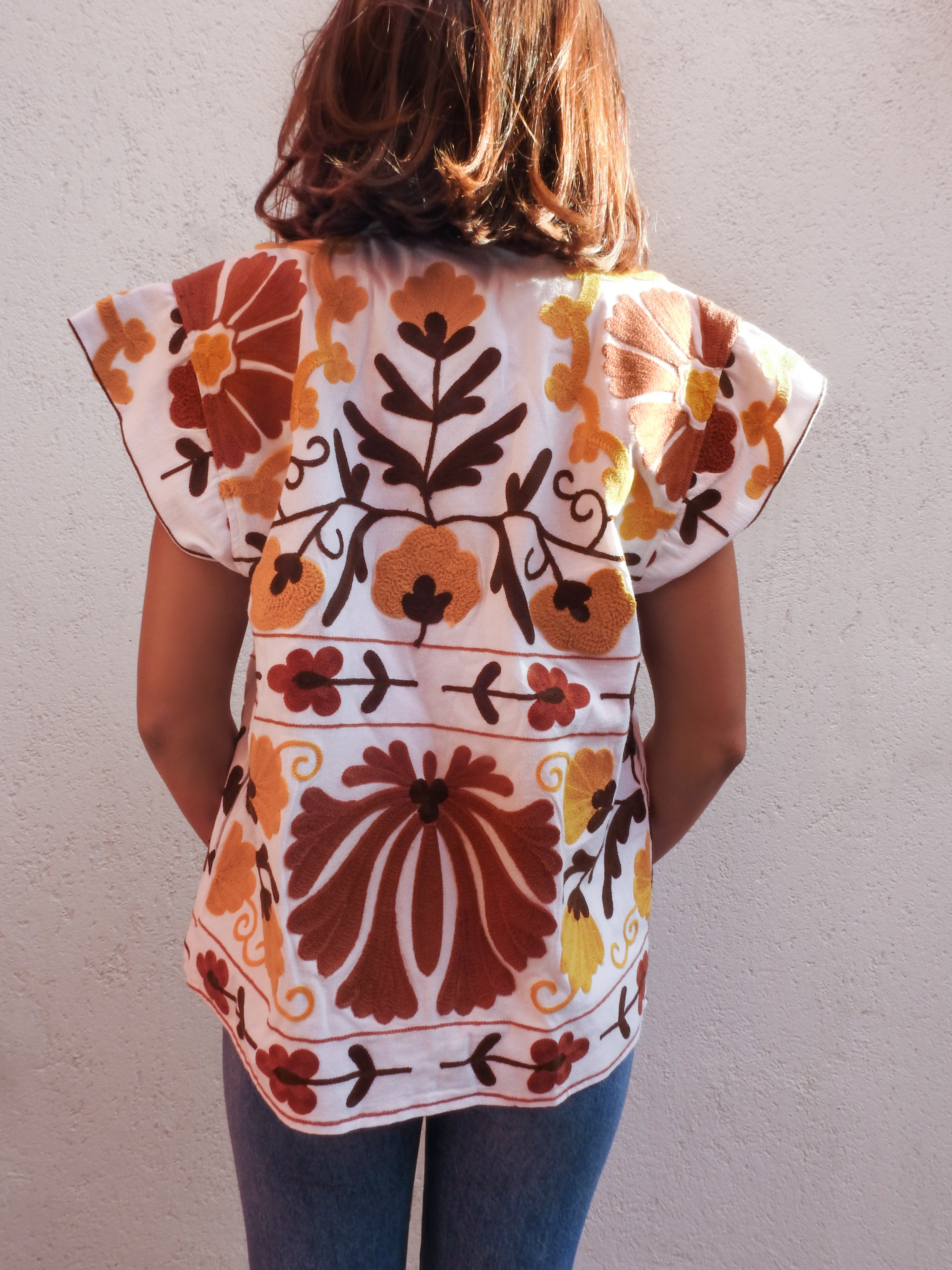 Abstract floral jacket