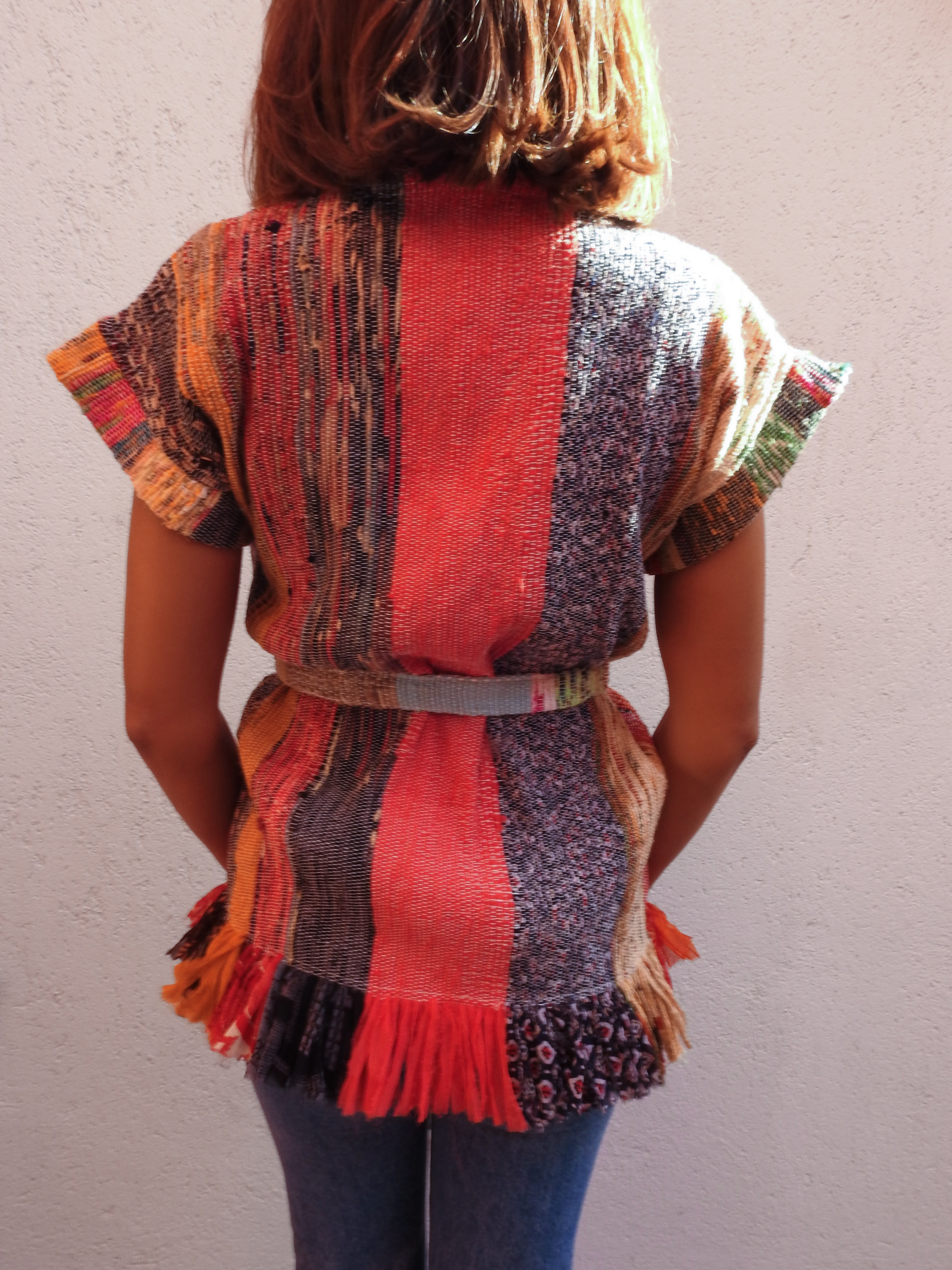 Vibrant patchwork jacket