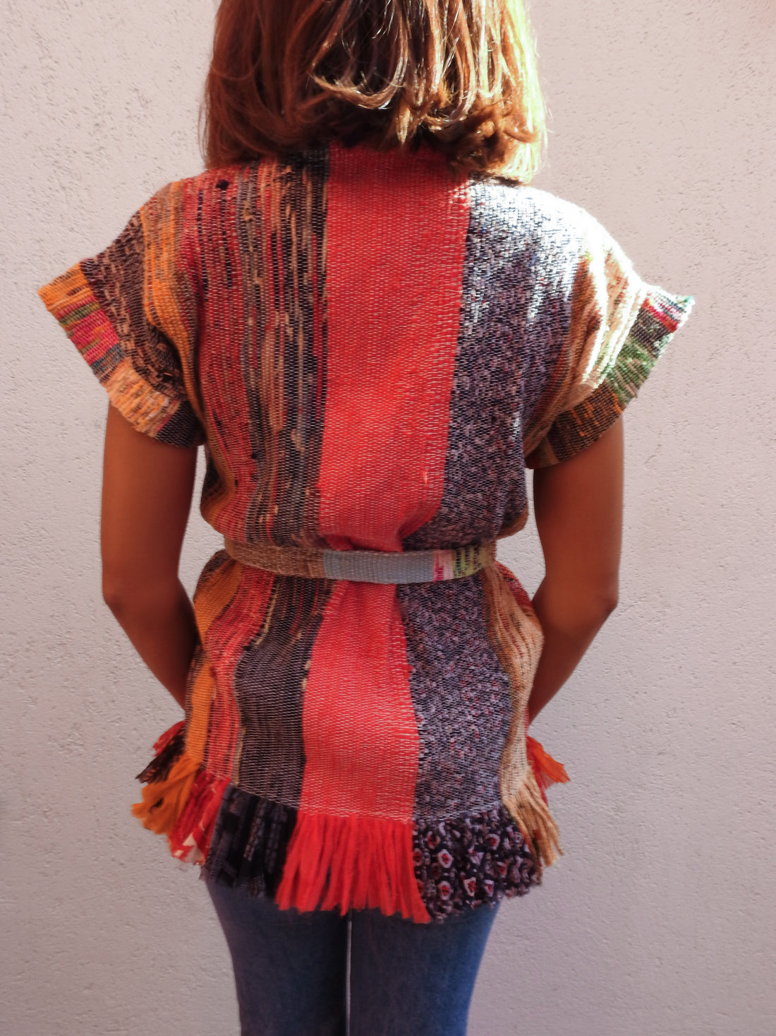 Vibrant patchwork jacket