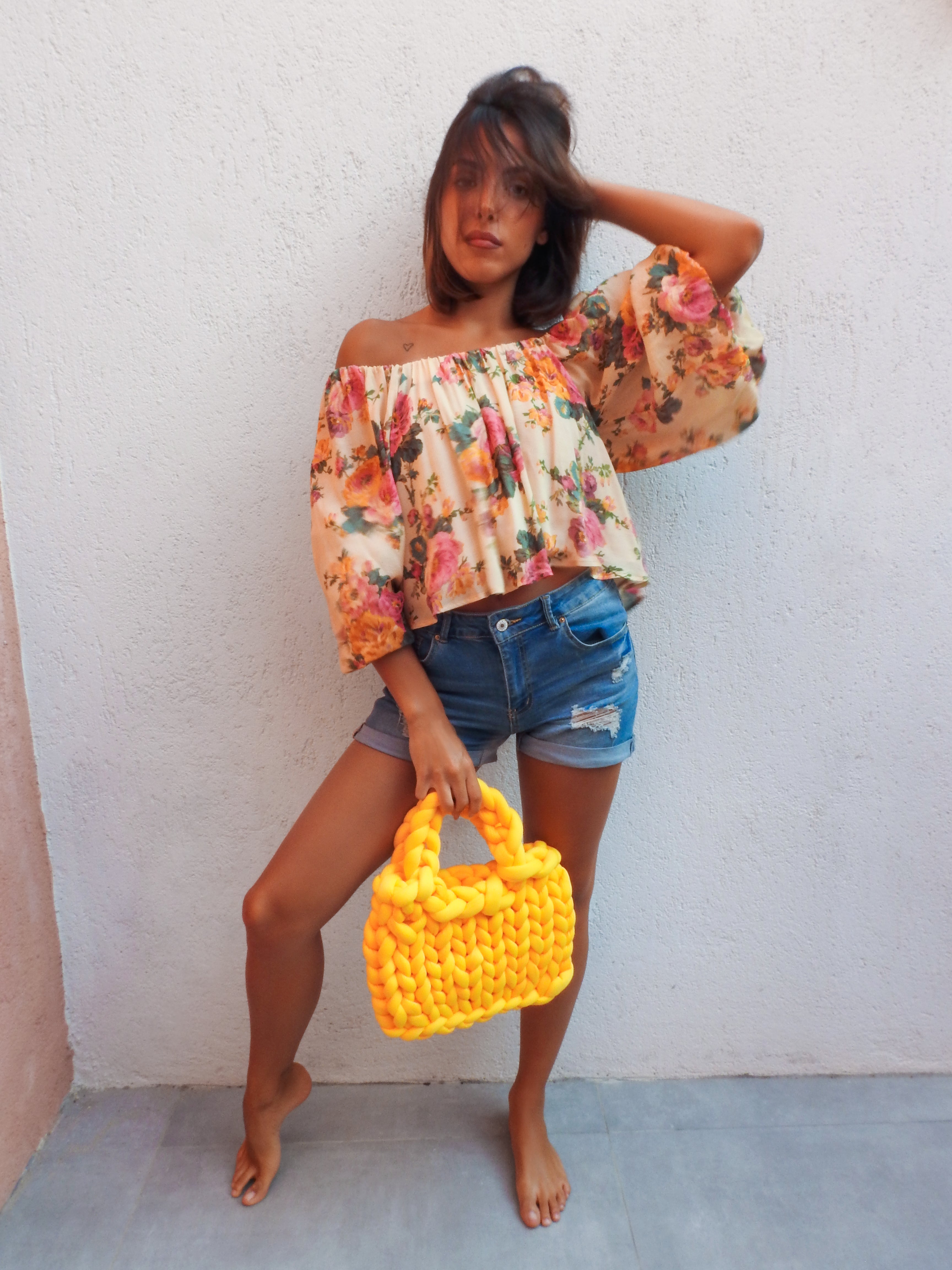 Italian-crafted crop top