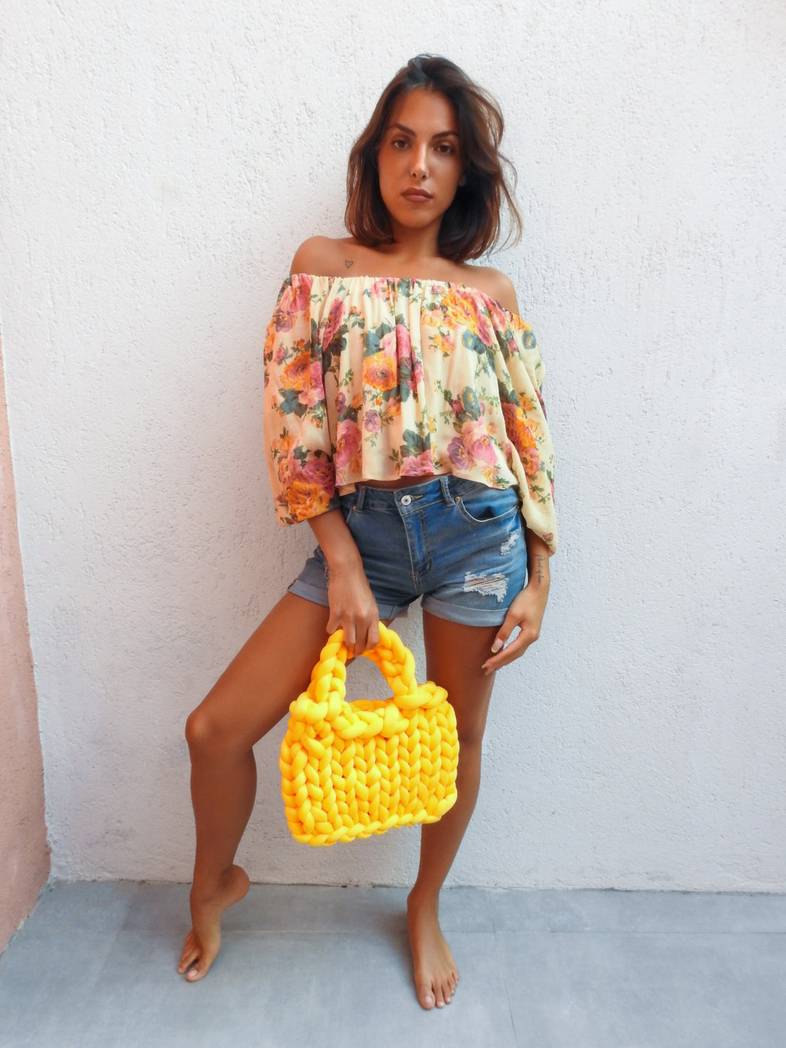 Italian-crafted crop top