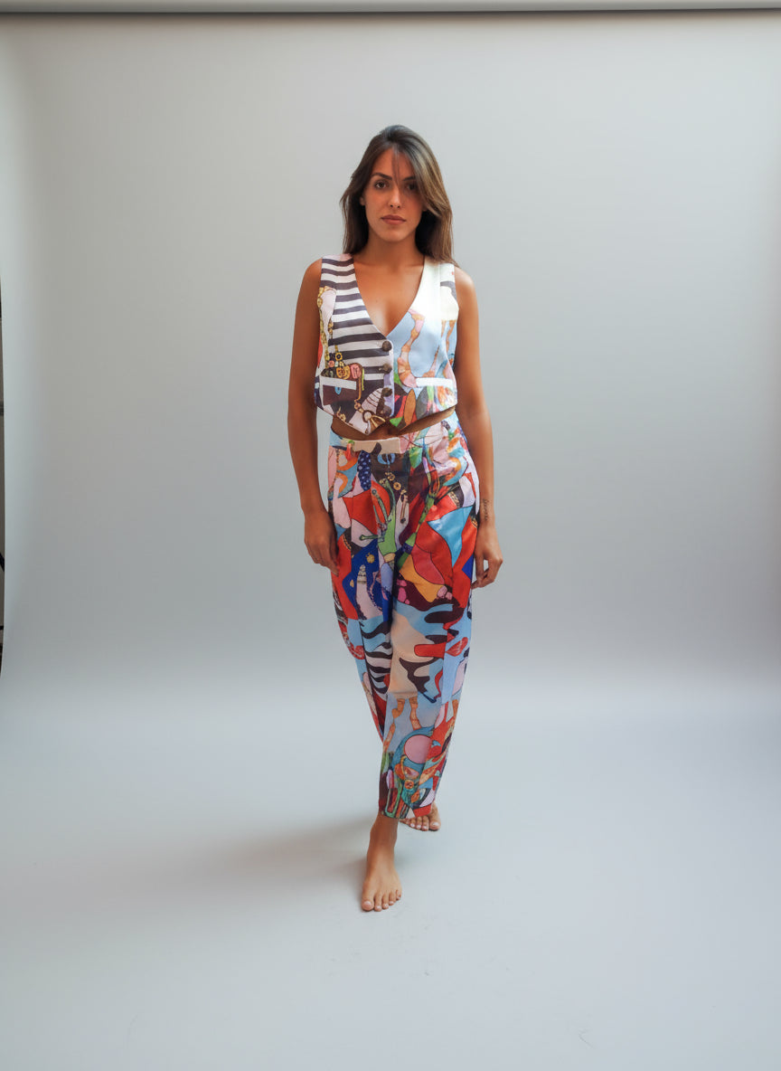 Vita d'Arte Ensemble Vest & Pants - Premium Collection