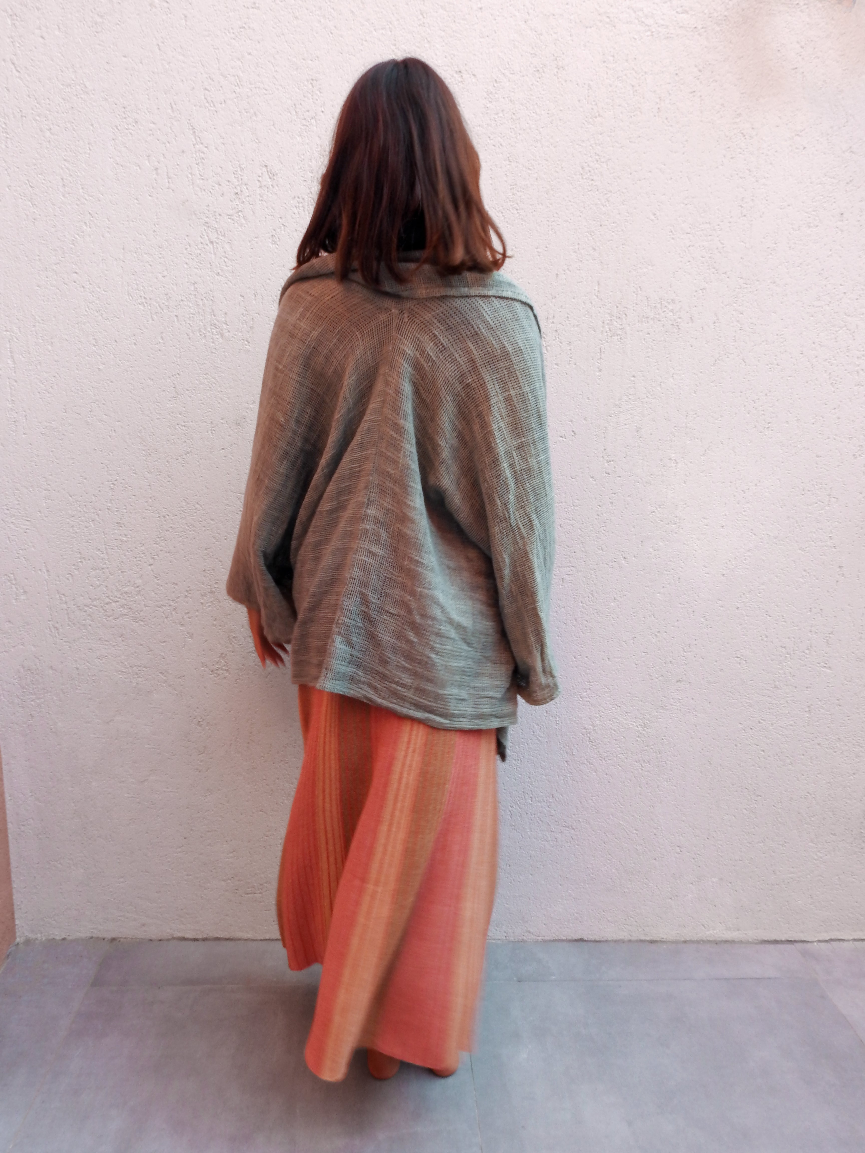Sage green shawl