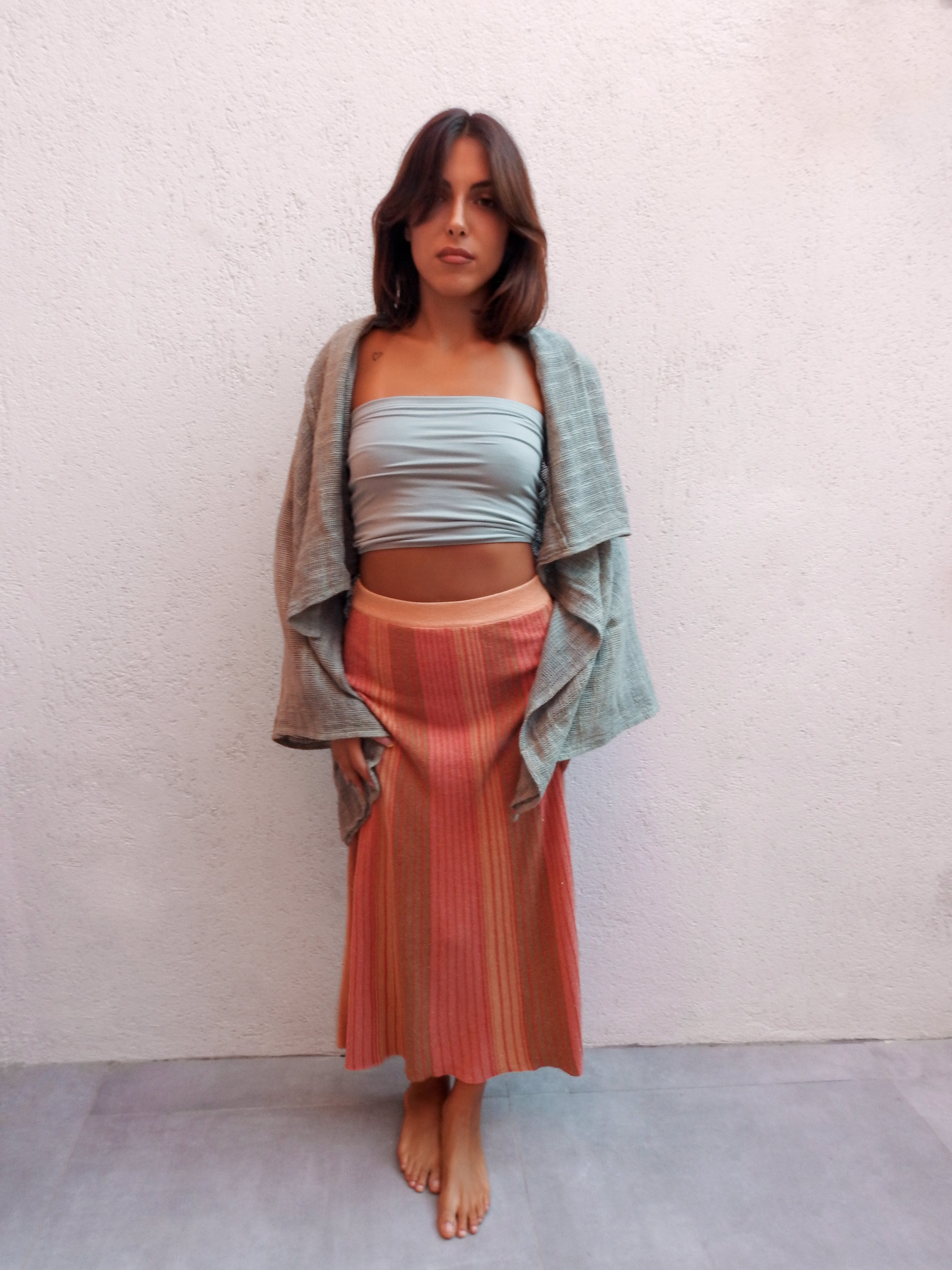 Sage green shawl