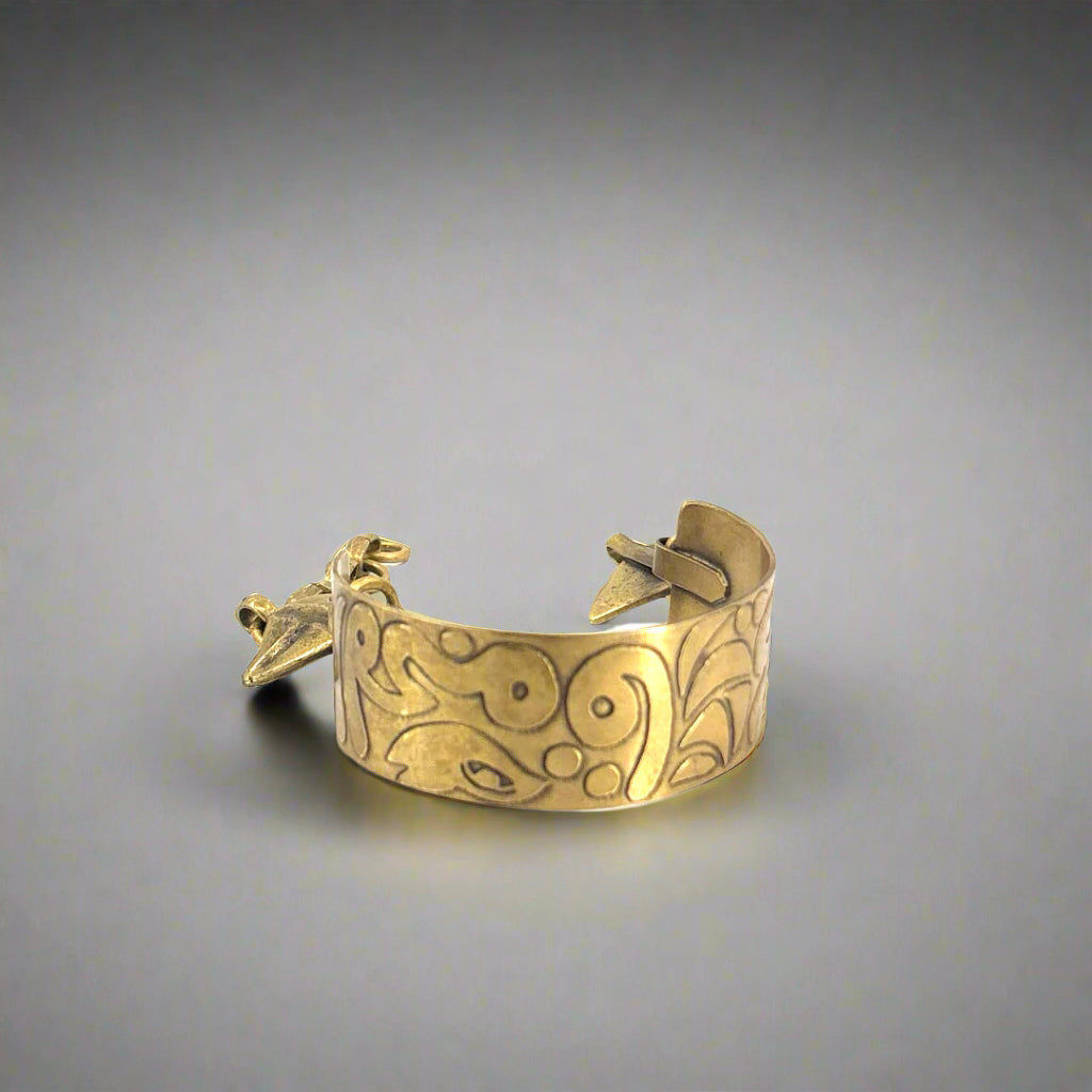 The Eye of Horus Brass Cuff