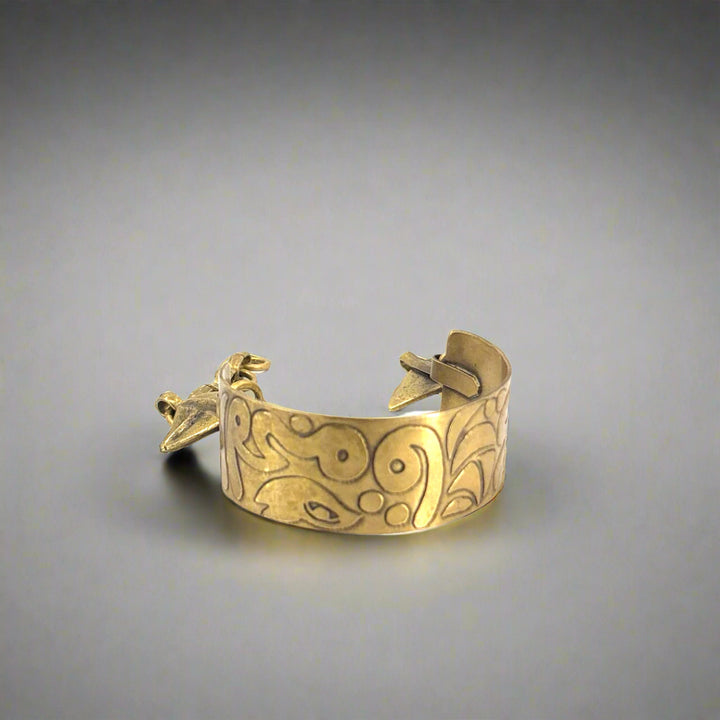 The Eye of Horus Brass Cuff