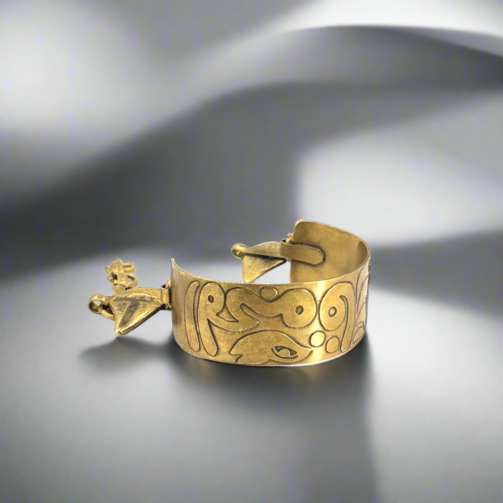 The Eye of Horus Brass Cuff