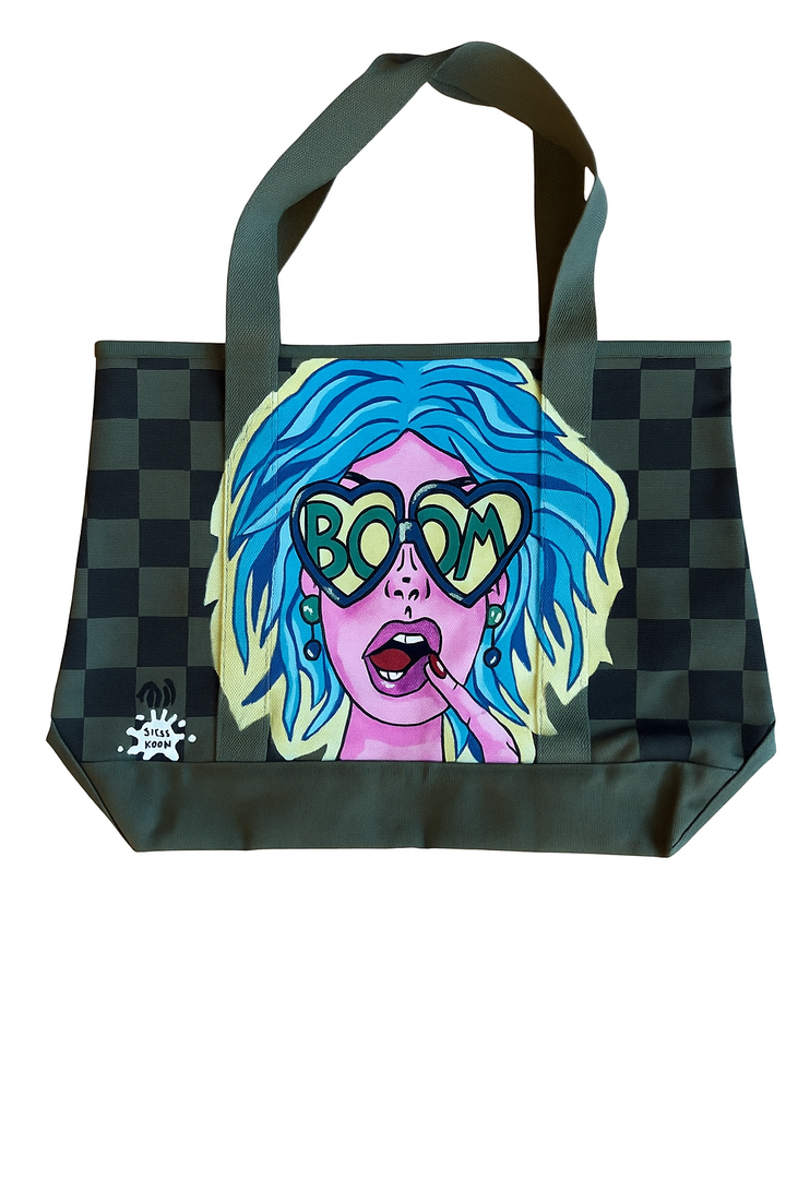 V Hand Painted Vans Tote Bag II - Hand painted - Limited Edition