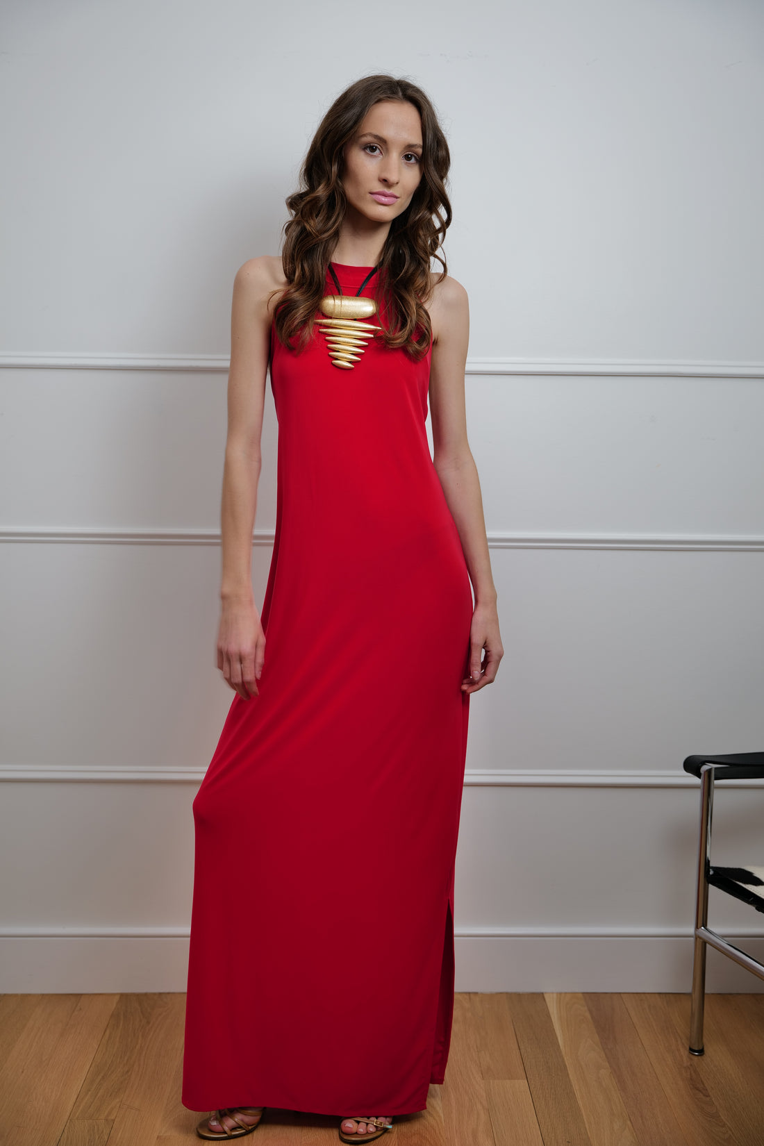 “Fiamma Rossa” Halter Dress