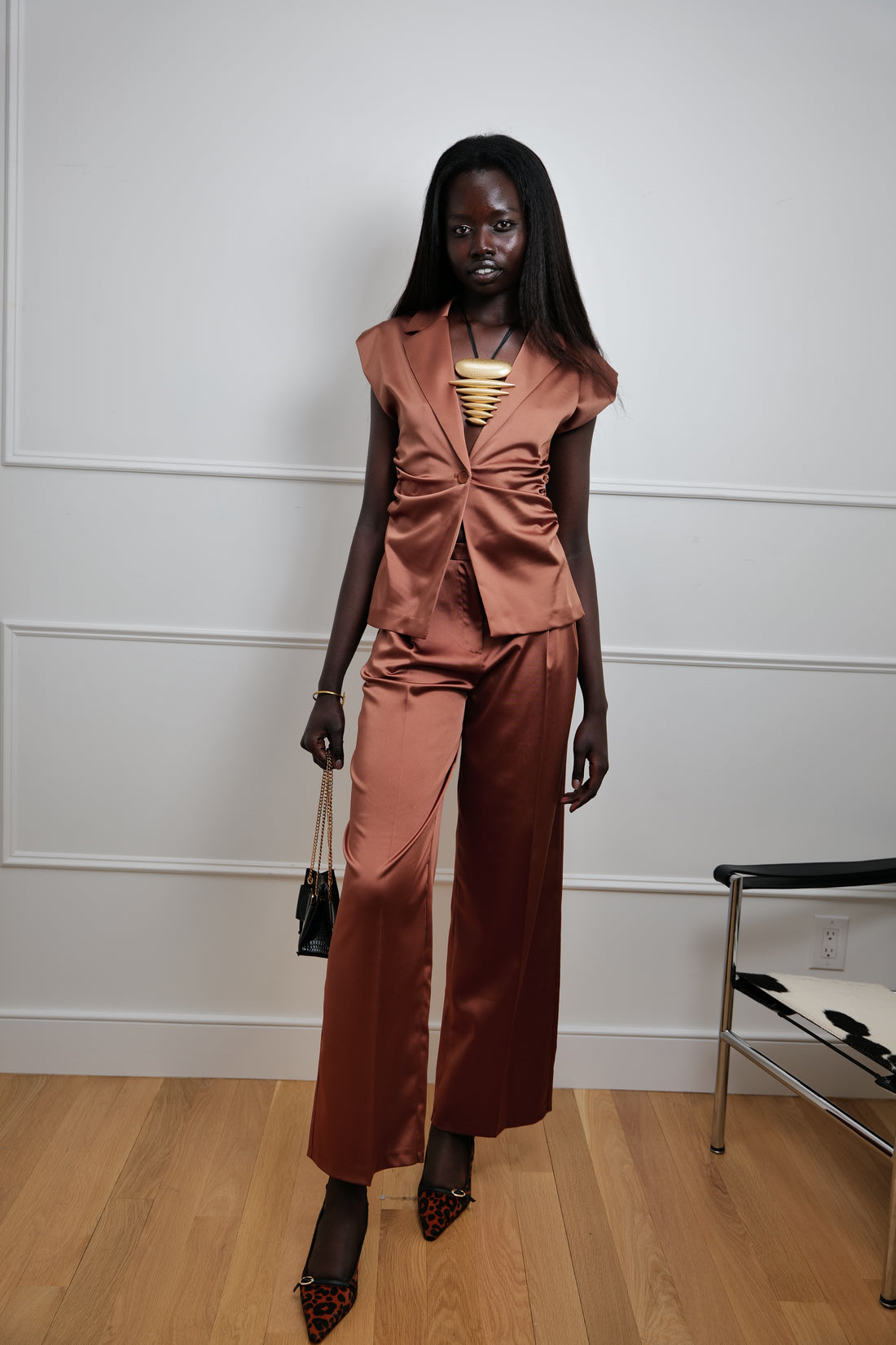 Golden Flair 2 Piece Set - Jacket & Pants - Premium Collection