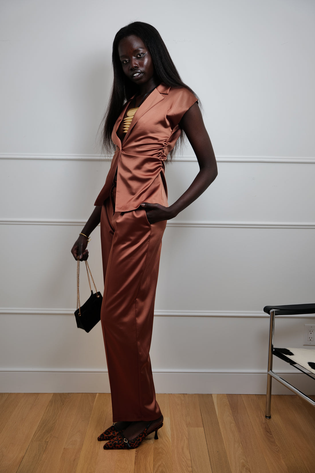 Golden Flair 2 Piece Set - Jacket & Pants - Premium Collection