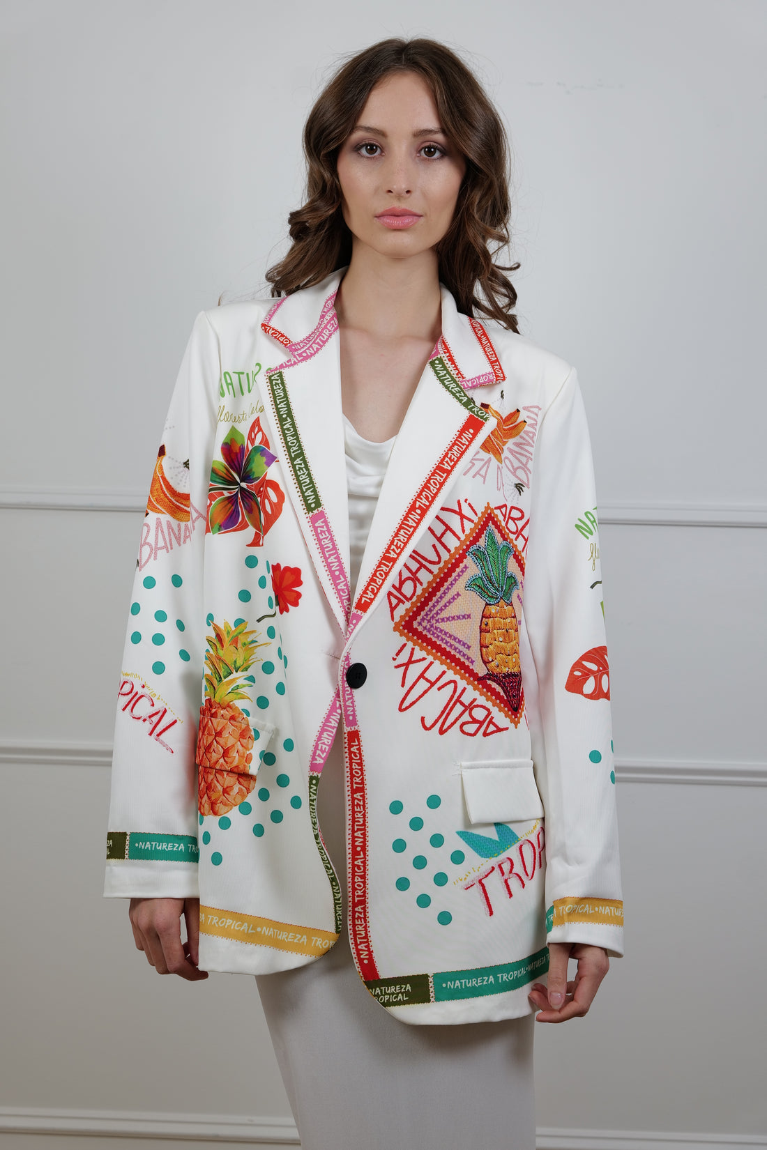 Tropical Daydream Casual Jacket - Unique Piece