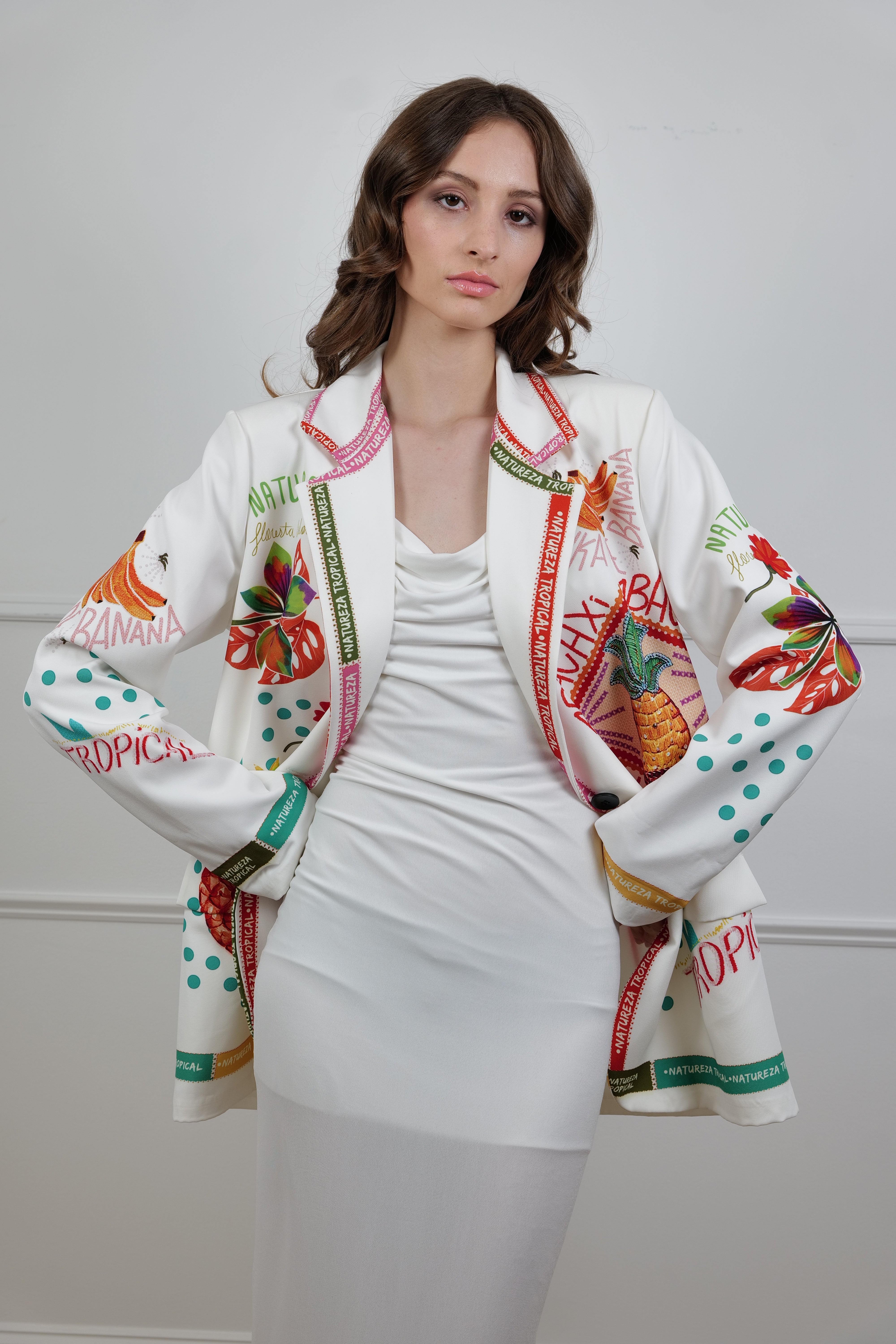 Tropical Daydream Casual Jacket - Unique Piece
