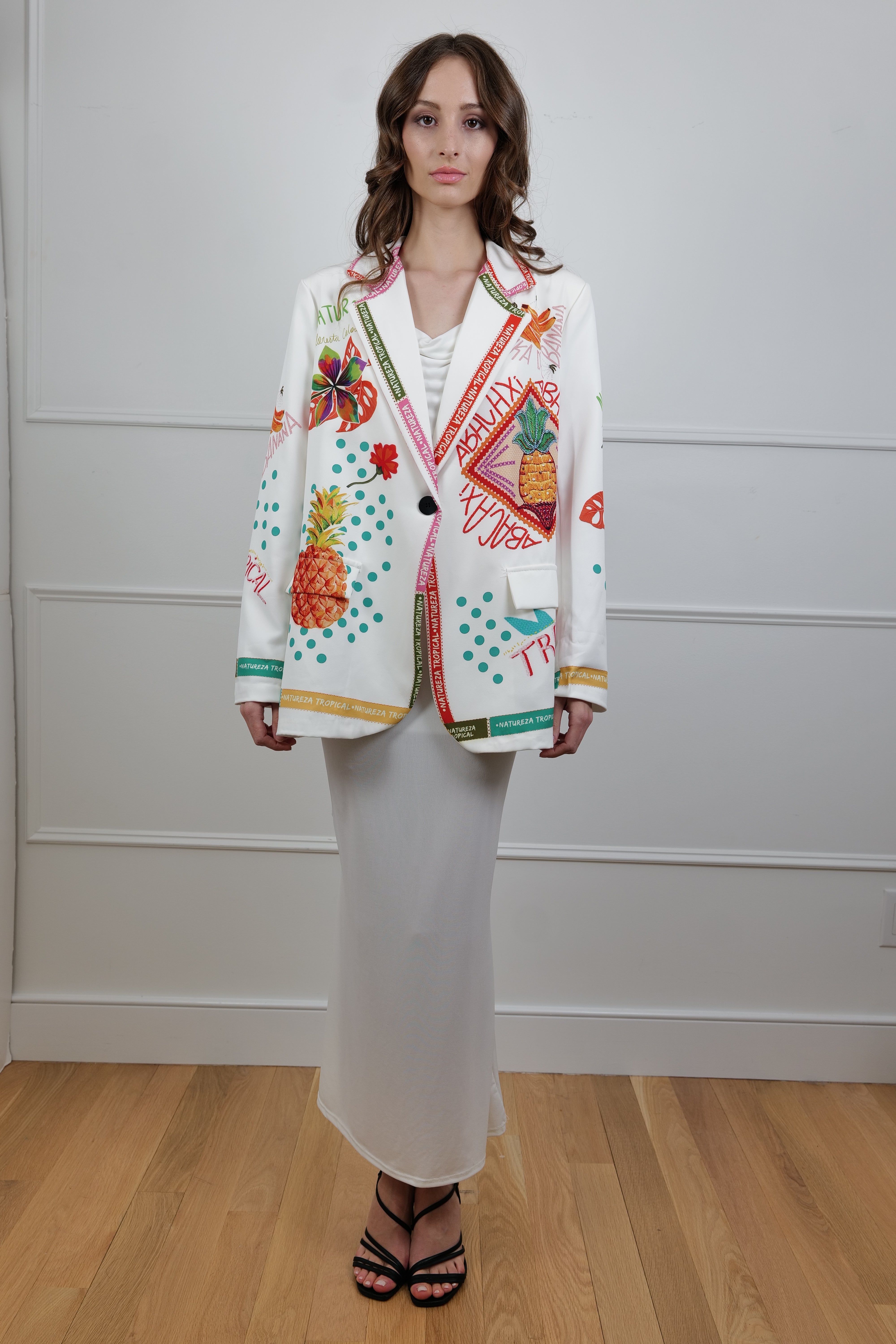 Tropical Daydream Casual Jacket - Unique Piece