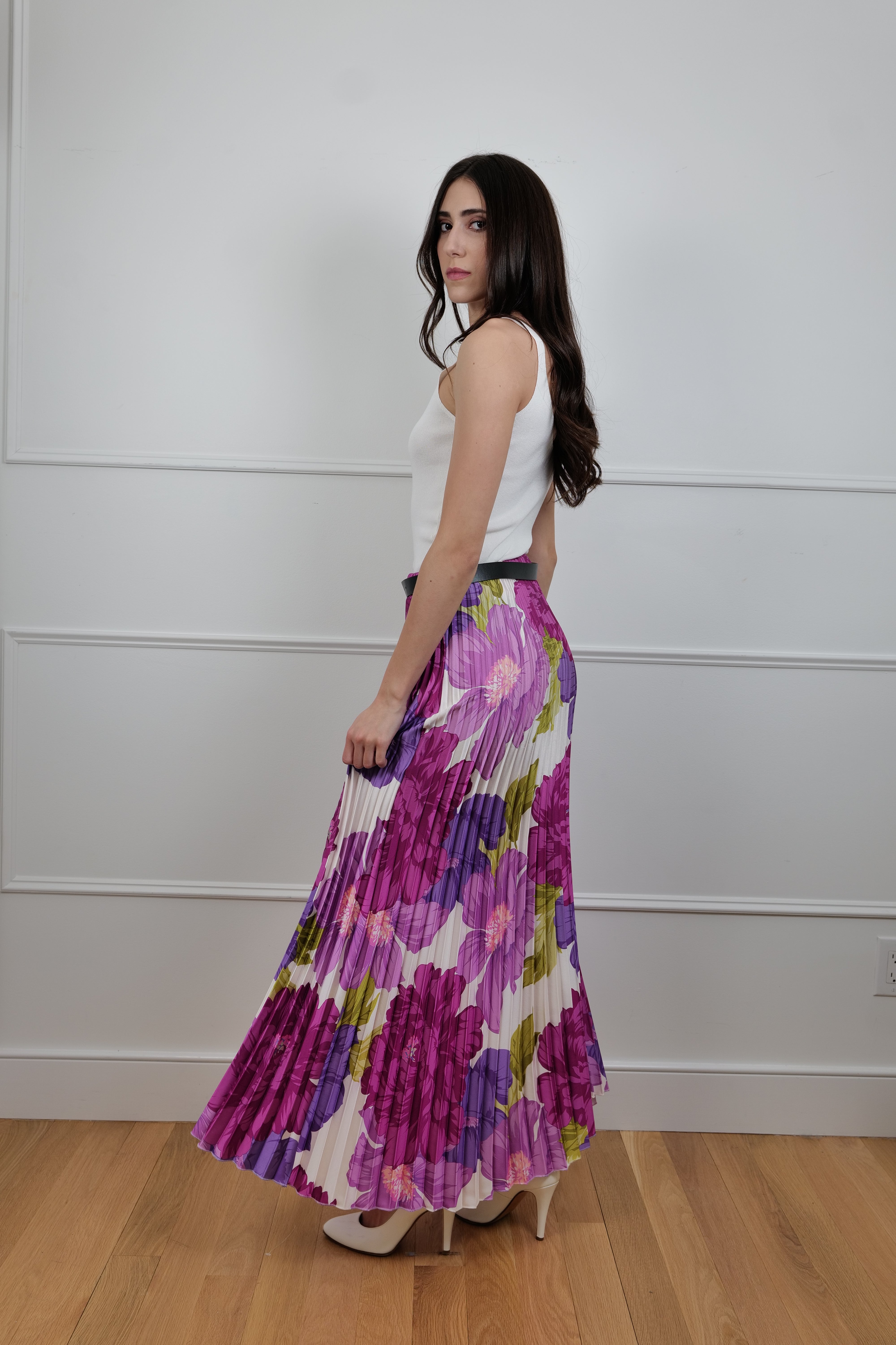 The Wild Orchid Purple Maxi Skirt