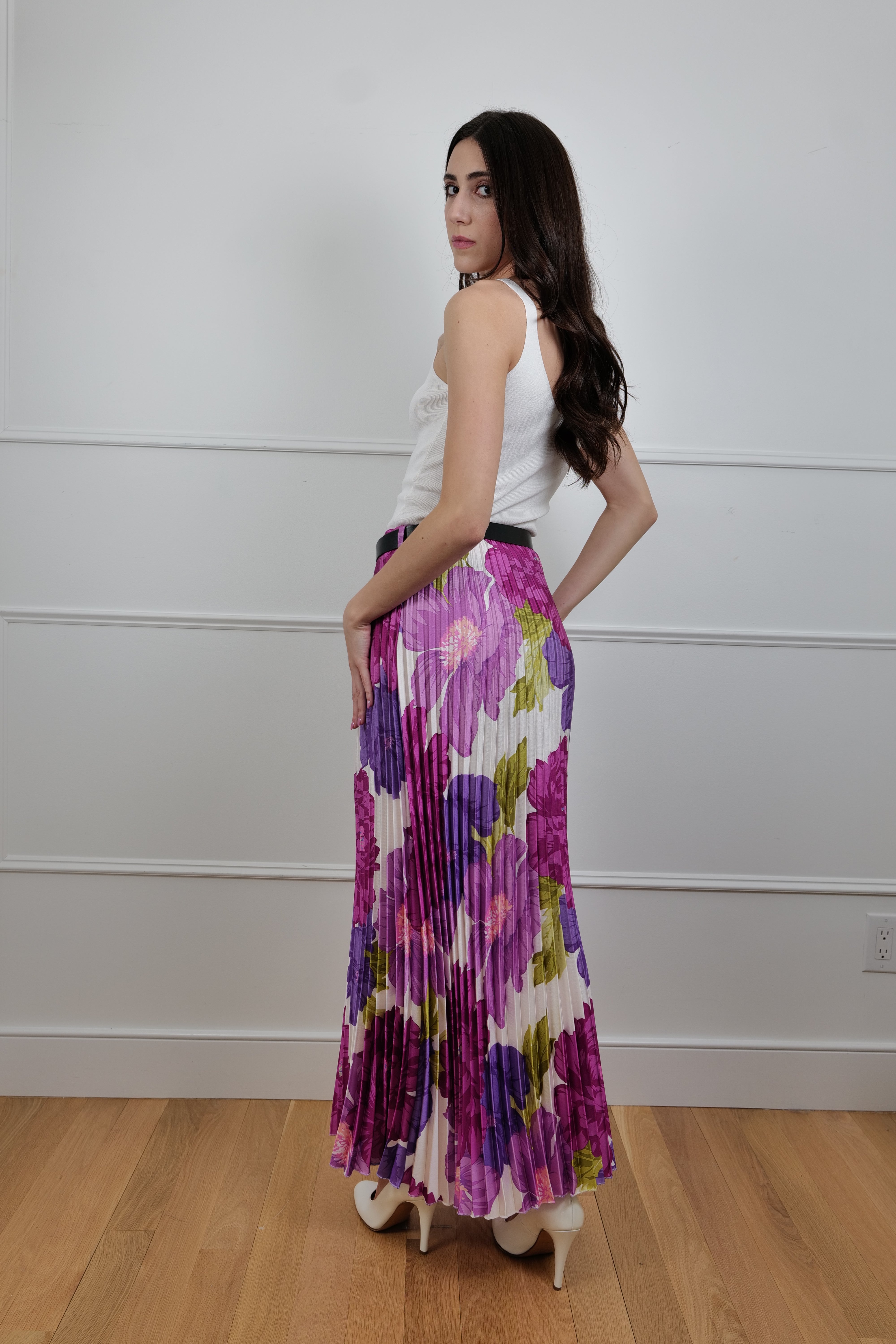 The Wild Orchid Purple Maxi Skirt