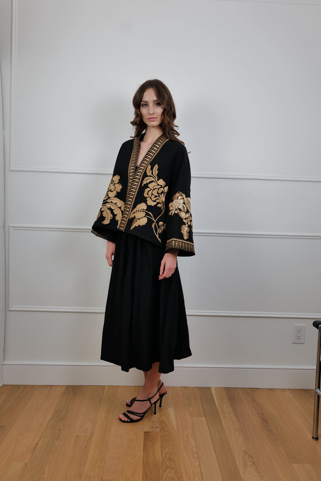 “Golden Mirage” Kimono Jacket - One Size & Handmade - Premium Collection