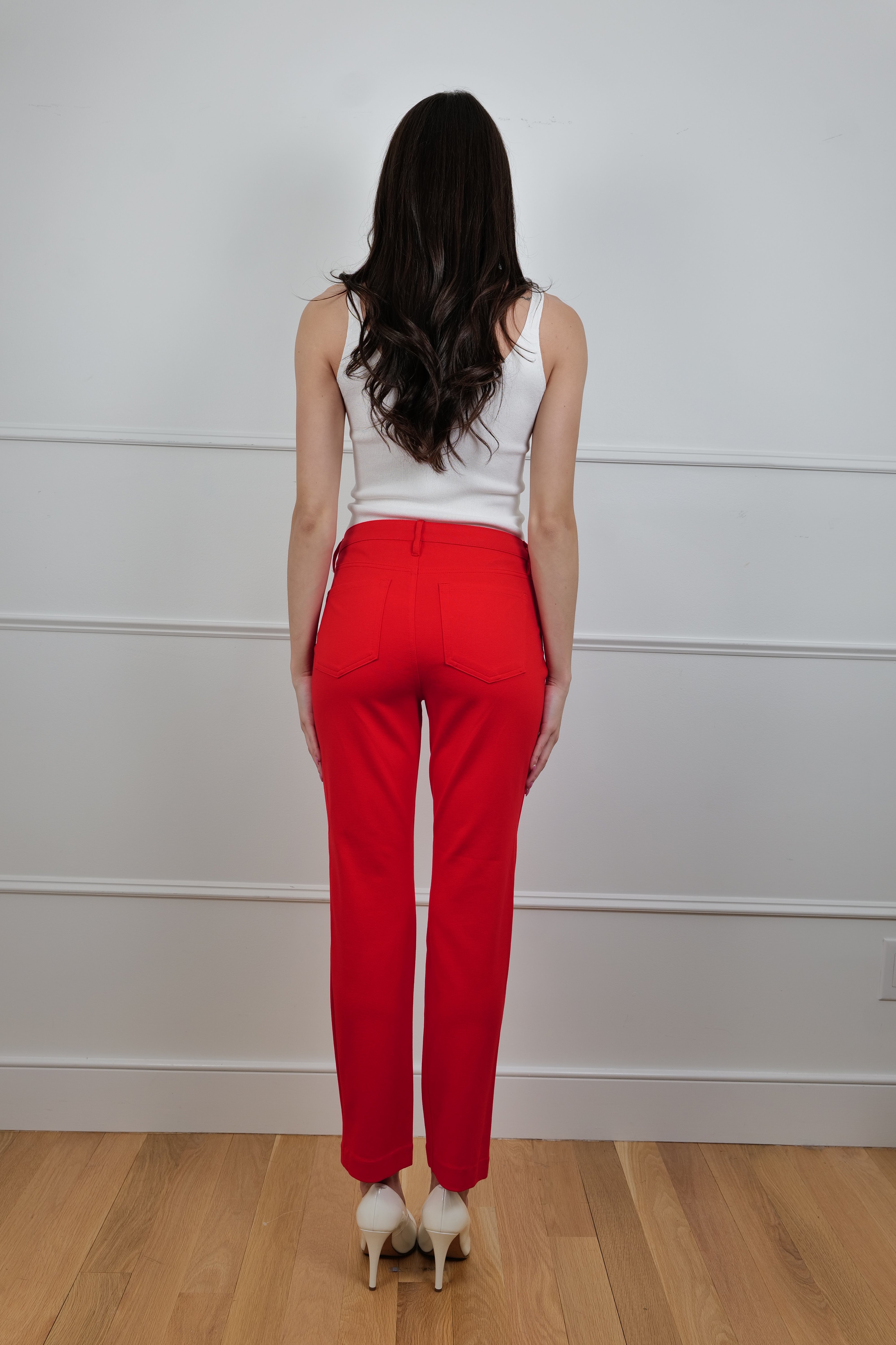 Jones New York Slim Red Pants