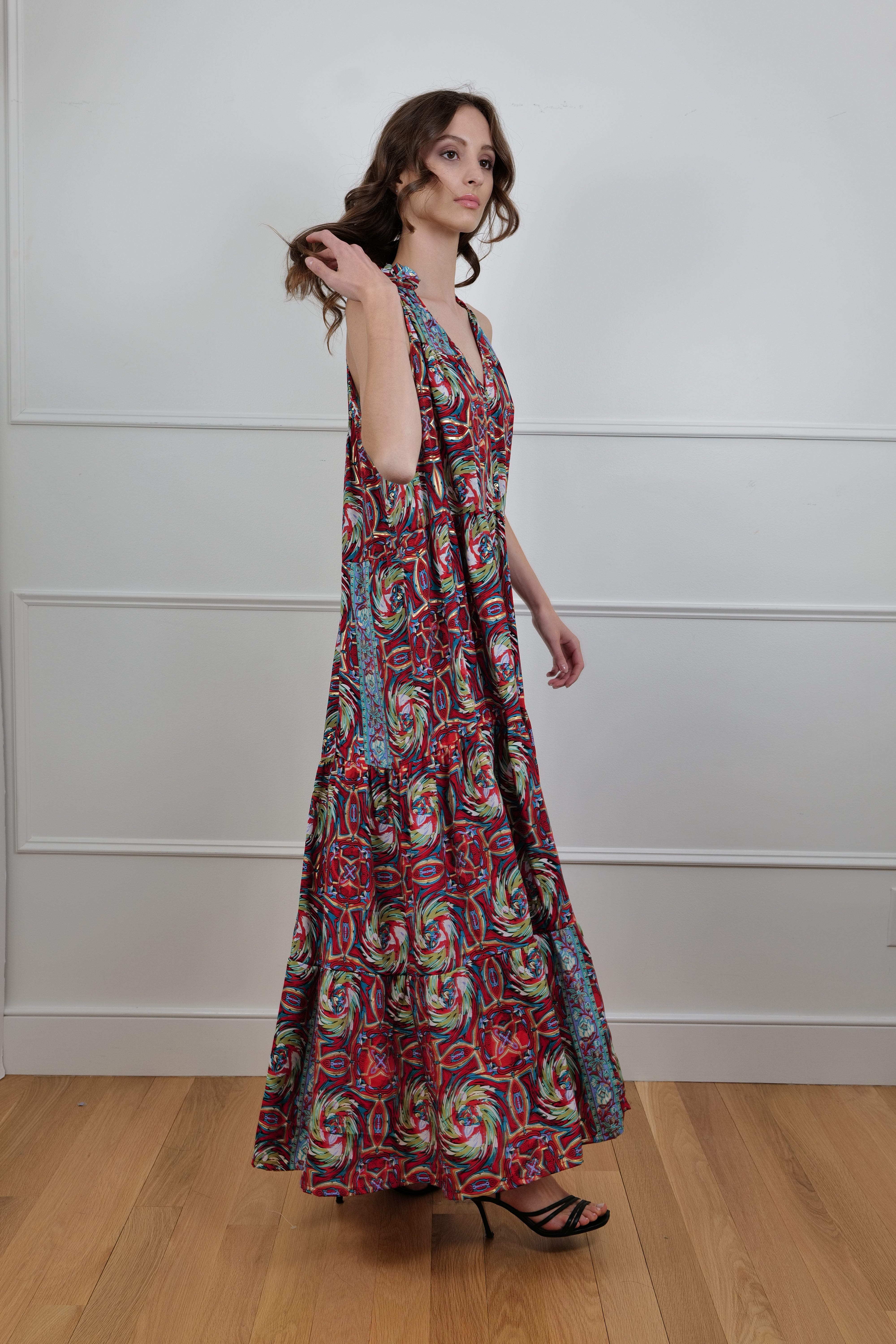 “Kaleido Mirage” Maxi Dress - One Size