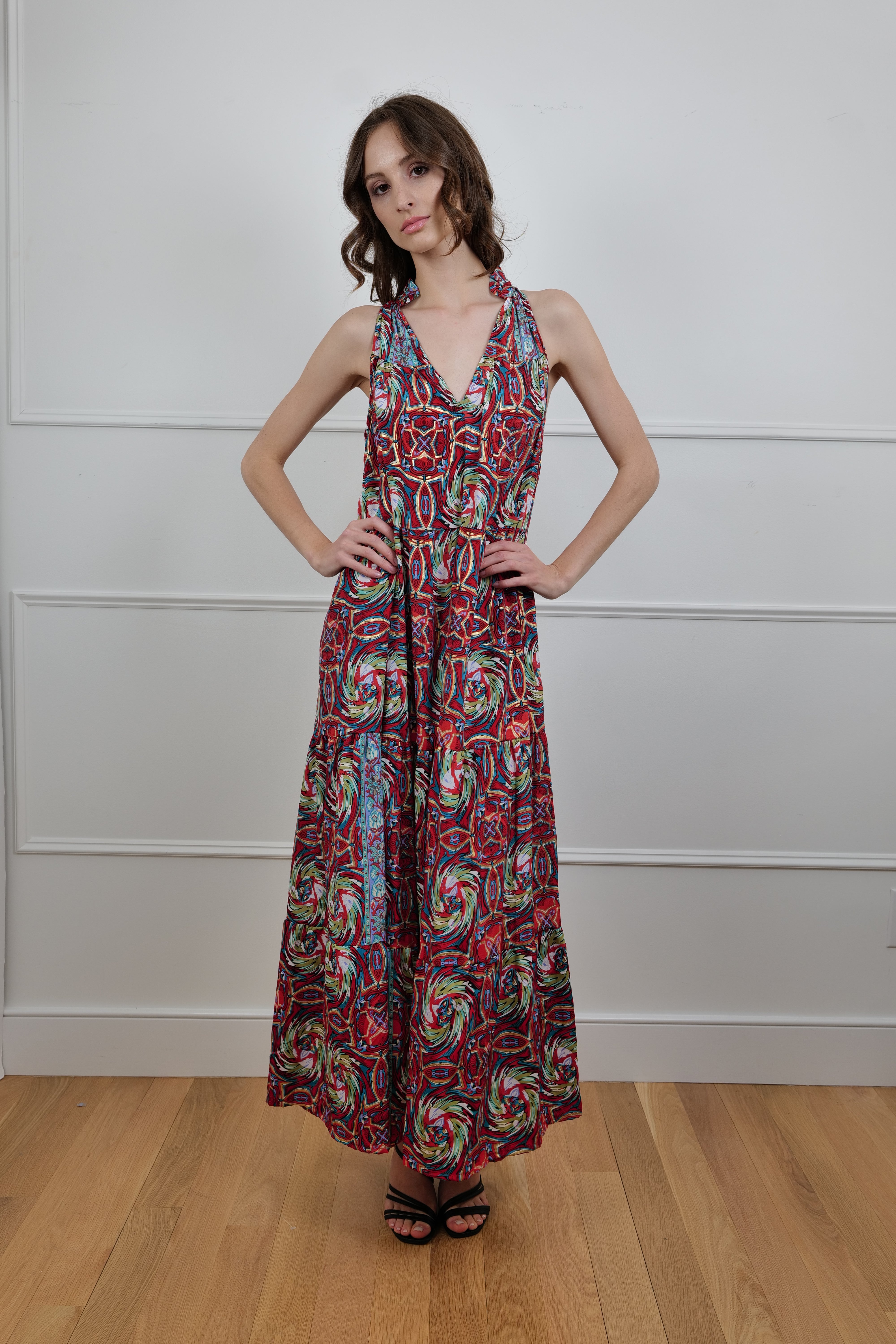 “Kaleido Mirage” Maxi Dress - One Size