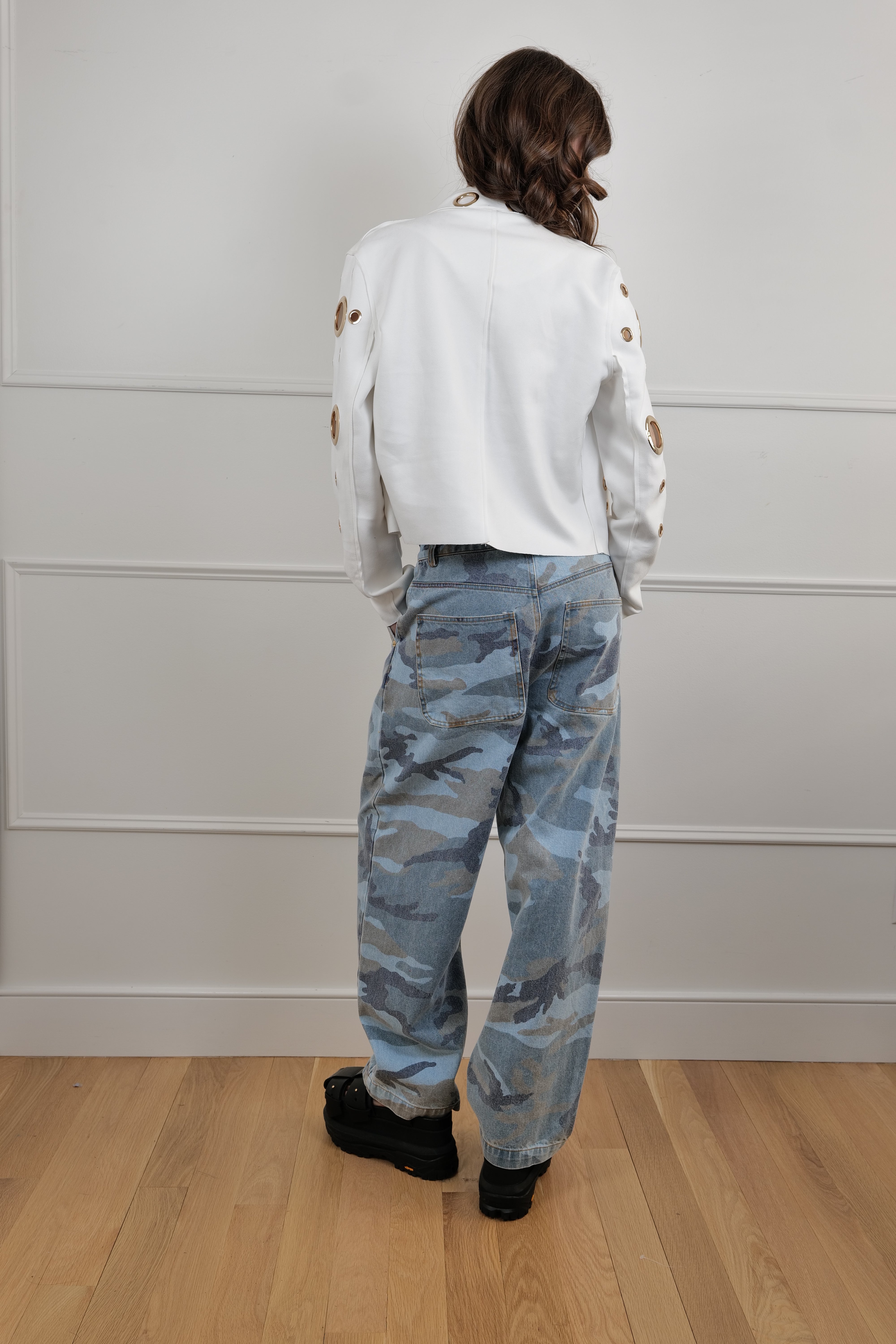 Camouflage Denim Jeans - Unique Pieces
