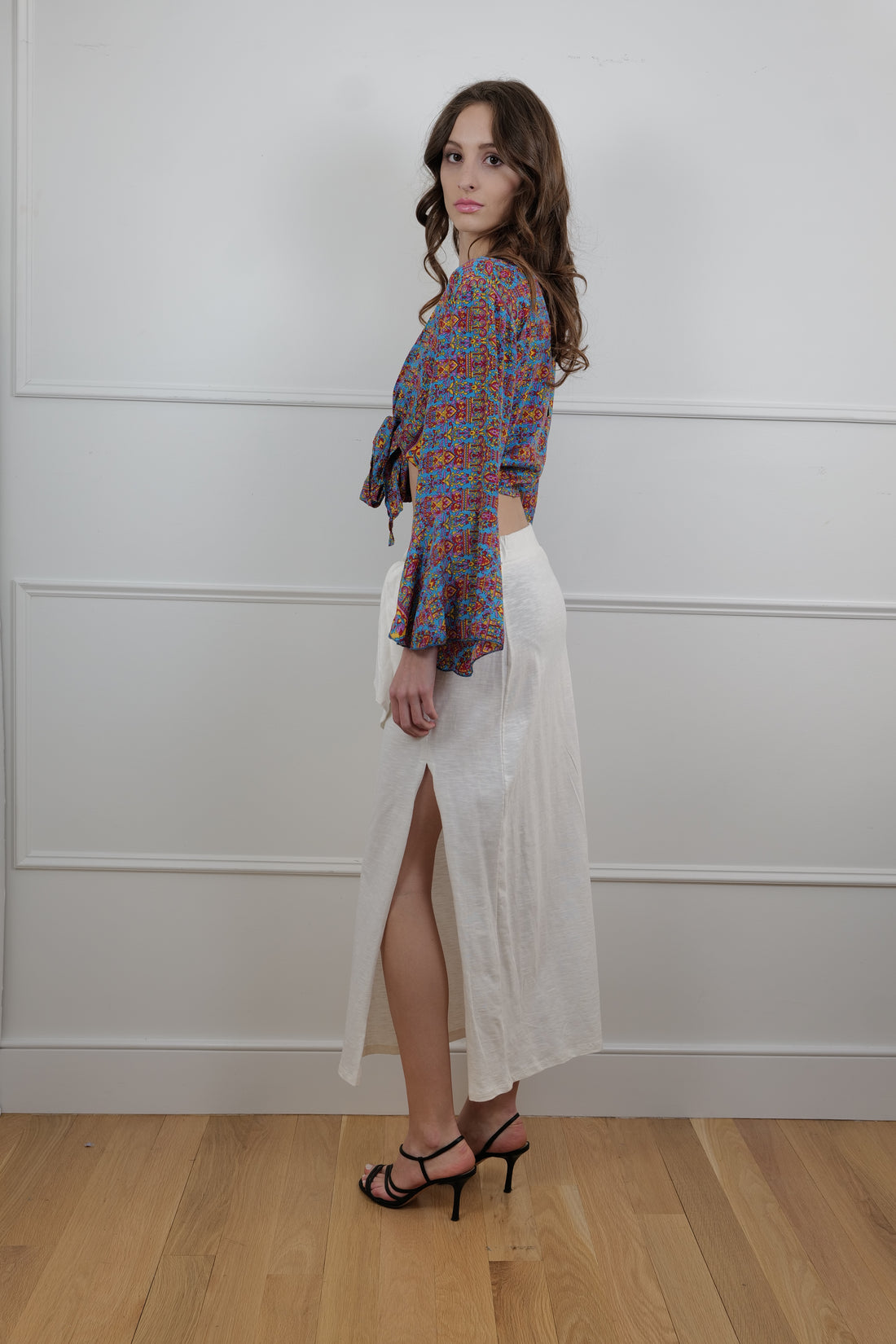 Summer Skirt in Ivory Linen One Size