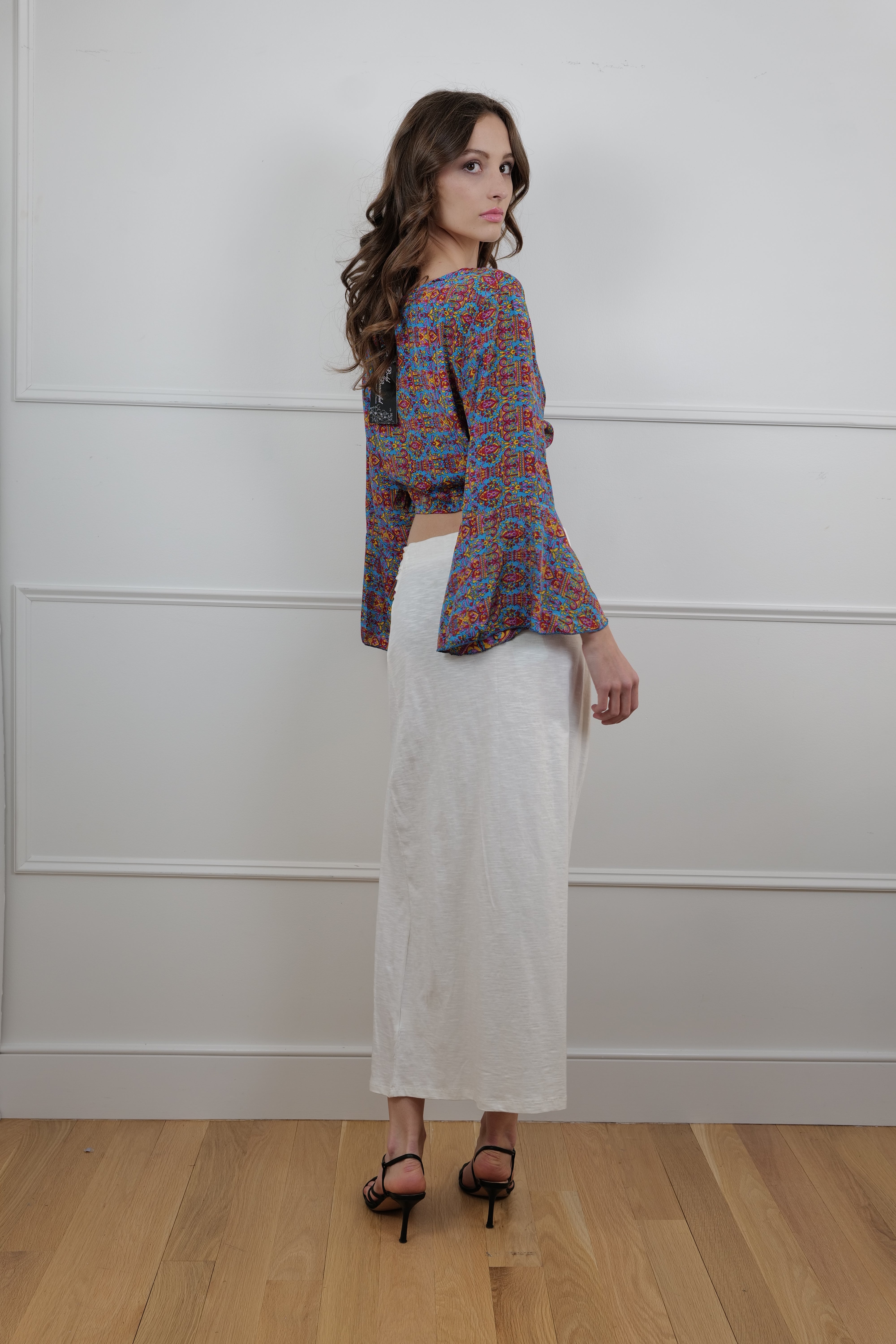 Summer Skirt in Ivory Linen One Size